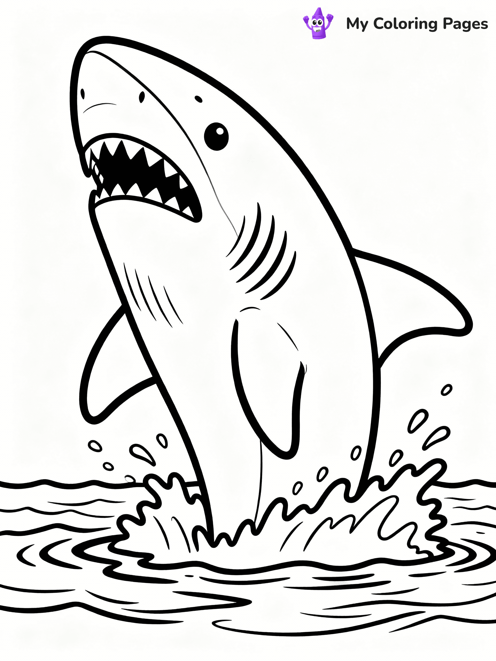 Megalodon Coloring Pages - 11