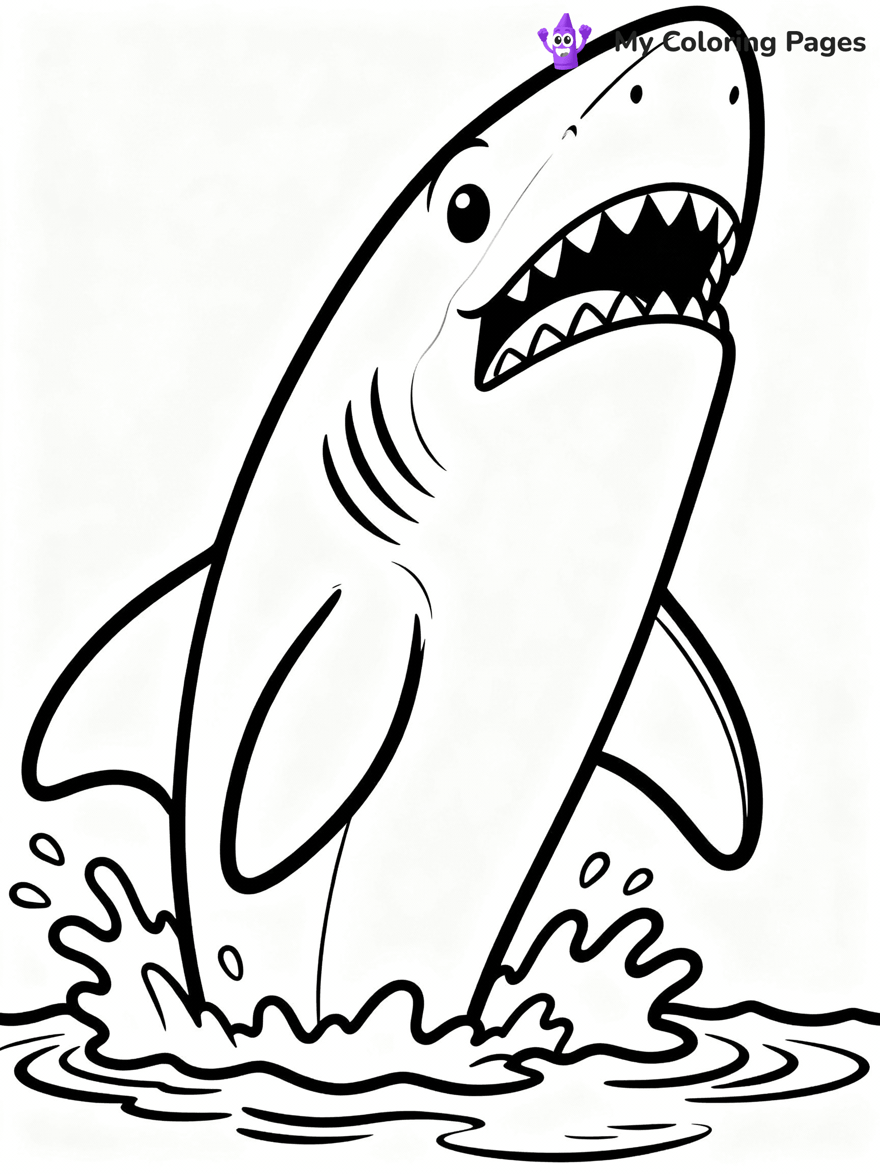 Megalodon Coloring Pages - 10