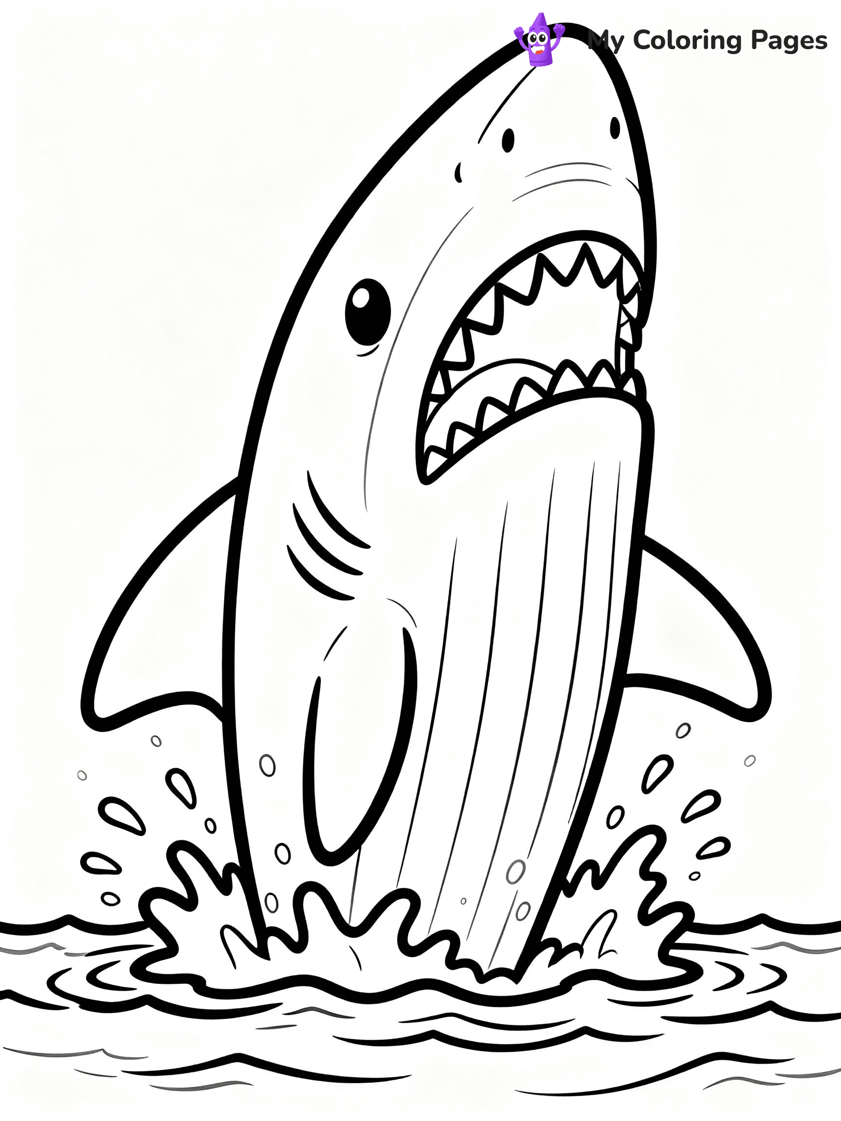 Megalodon Coloring Pages - 7