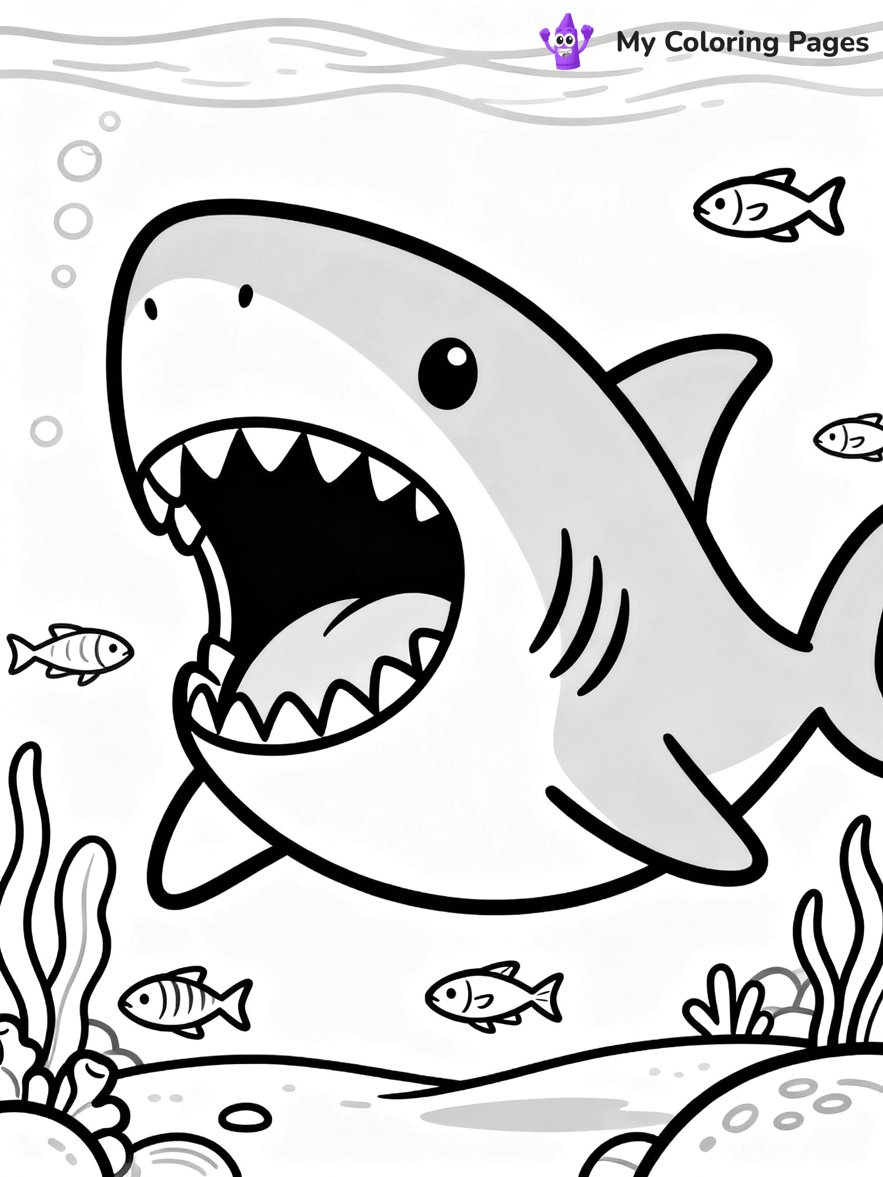 Megalodon Coloring Pages - 3