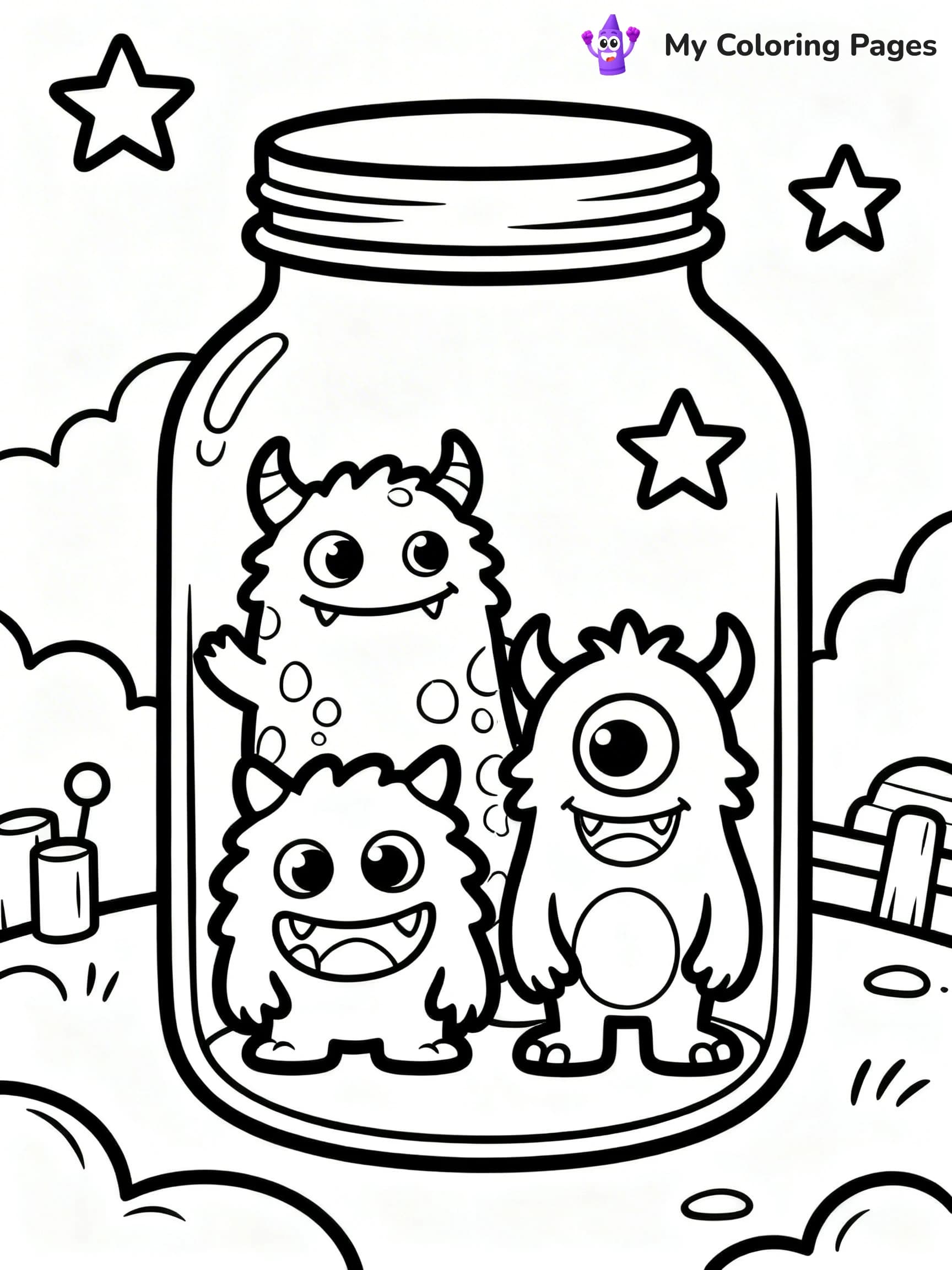 Jar Coloring Pages - 24