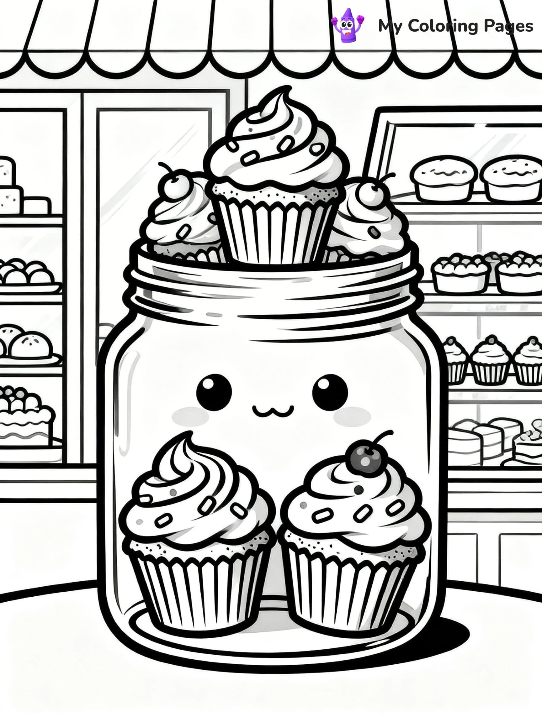 Jar Coloring Pages - 9