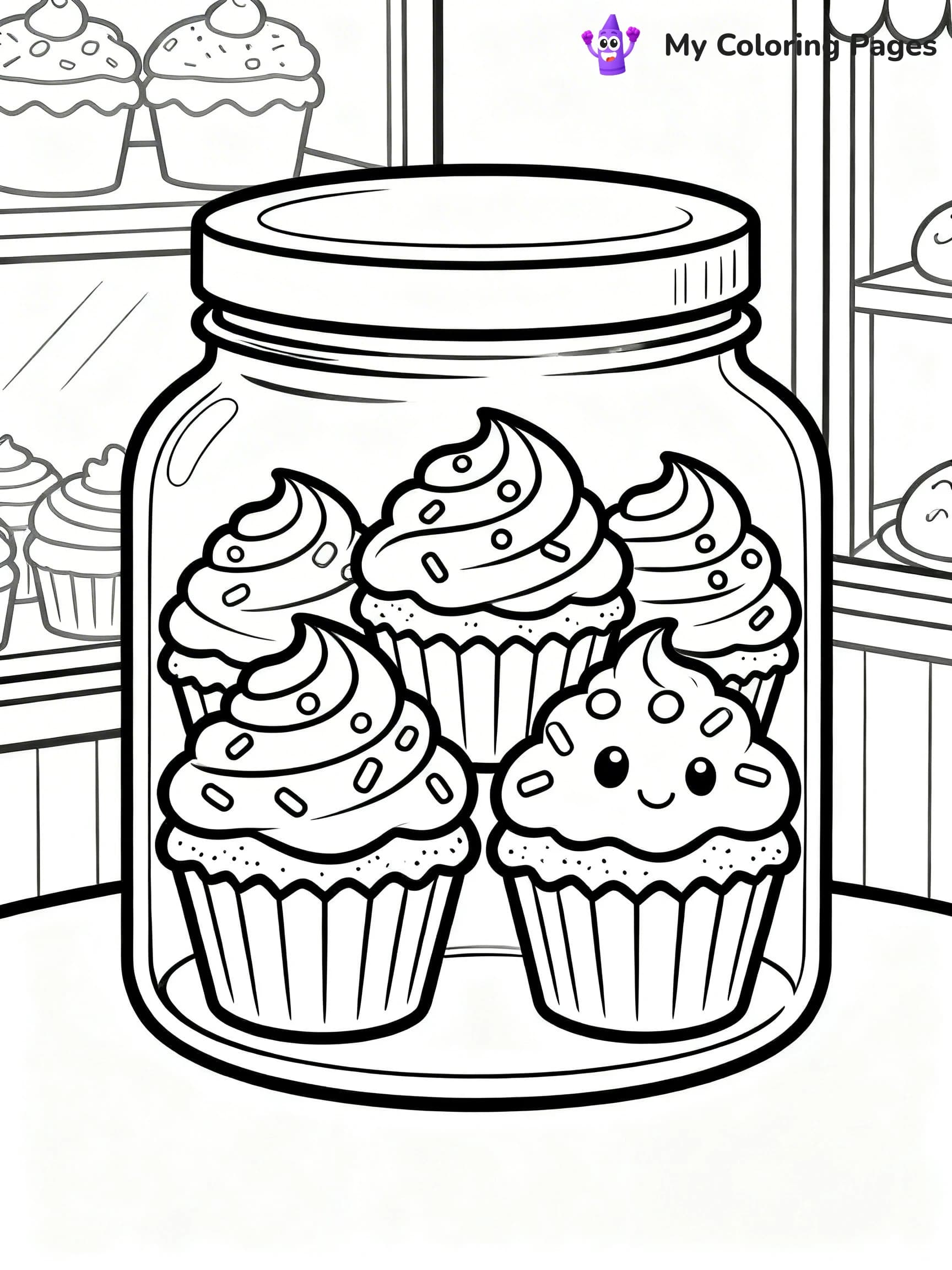 Jar Coloring Pages - 5