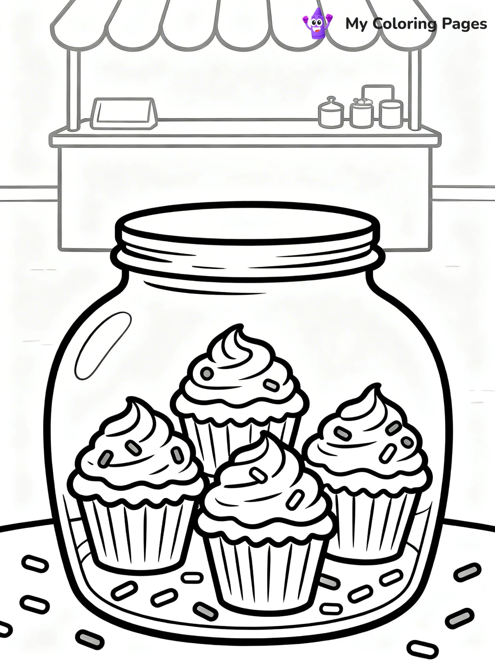 Jar Coloring Pages - 4