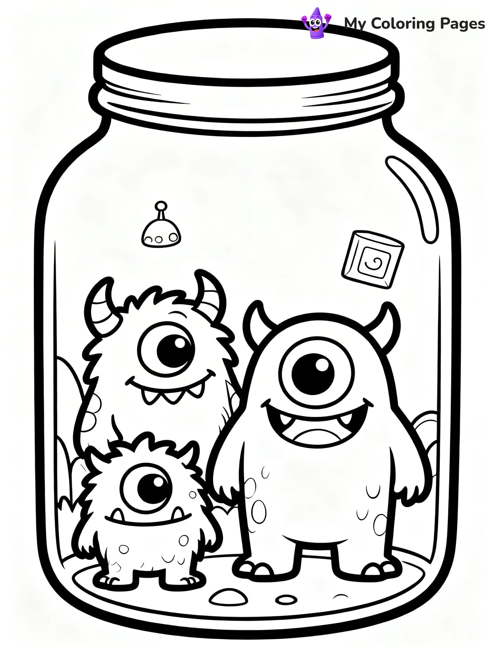 Jar Coloring Pages - 2