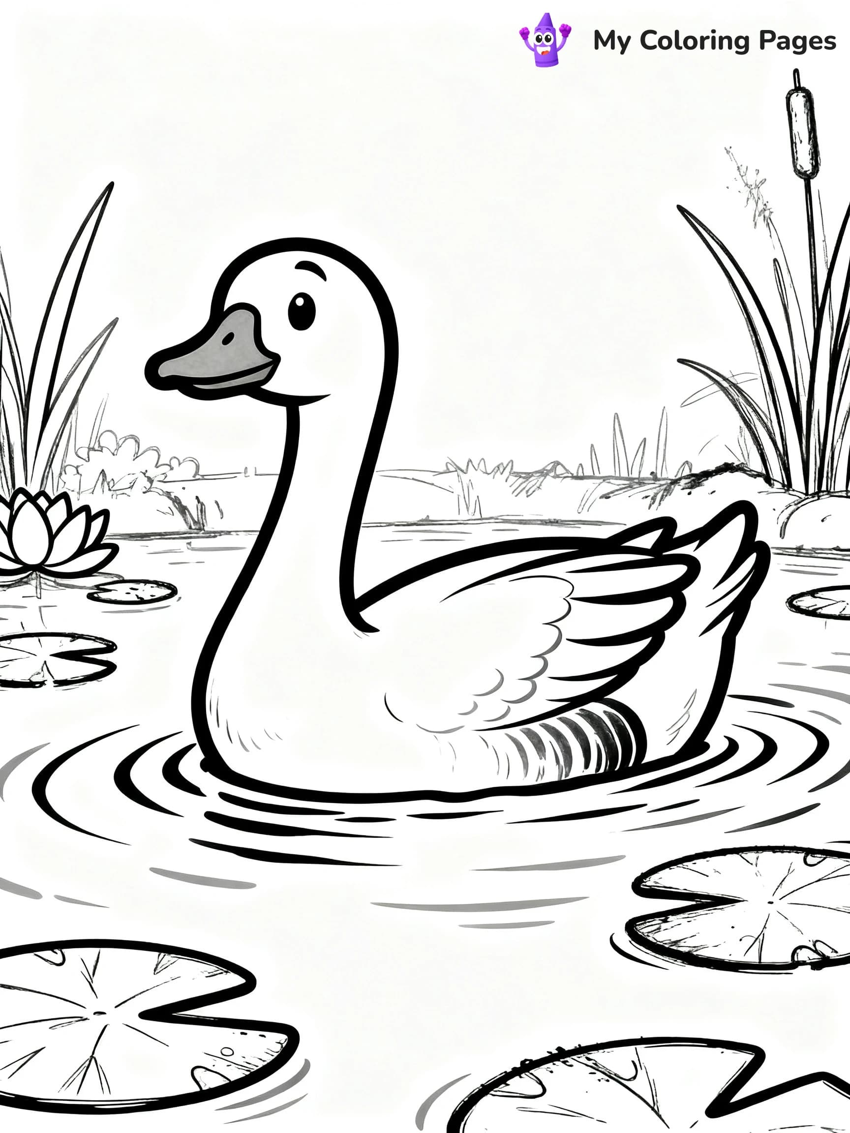 Geese Coloring Pages - 24