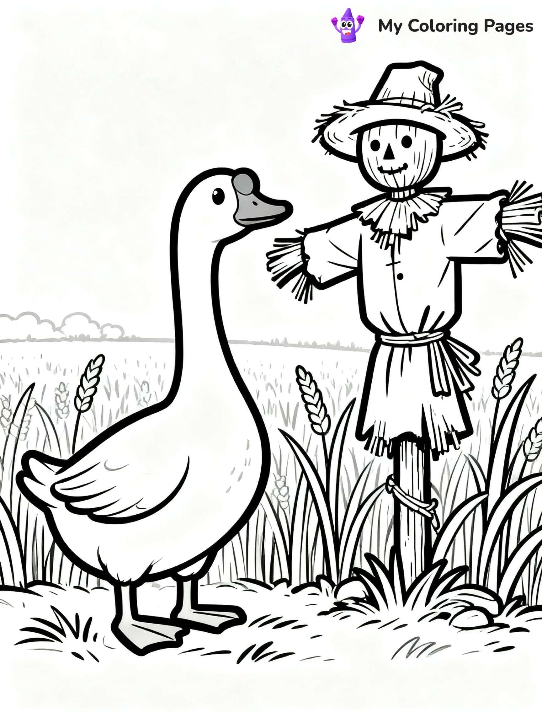 Geese Coloring Pages - 23