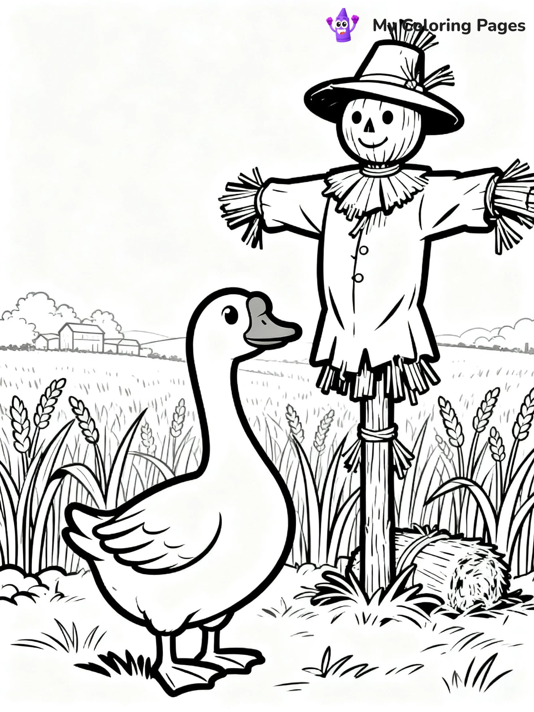 Geese Coloring Pages - 20