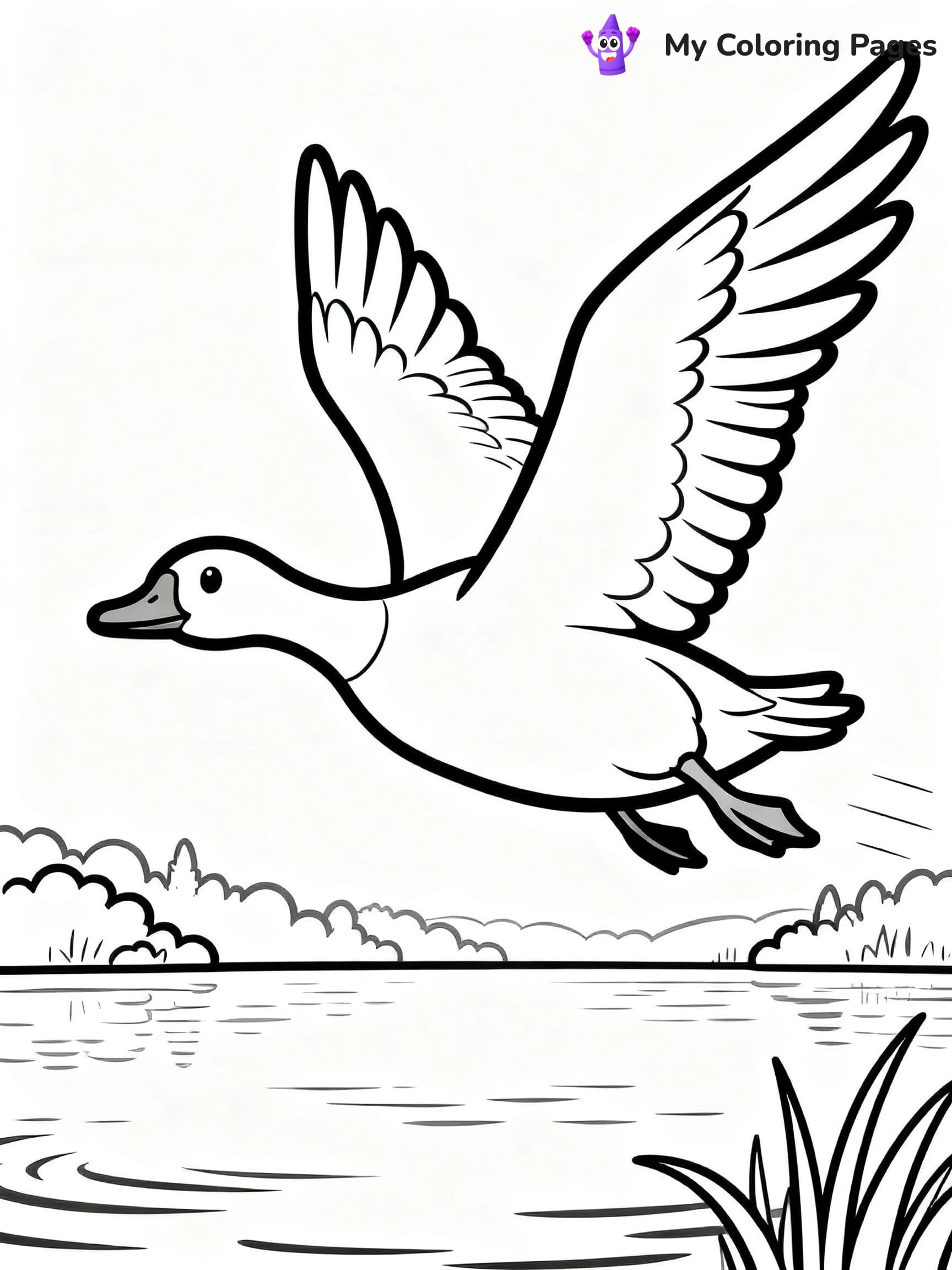 Geese Coloring Pages - 15