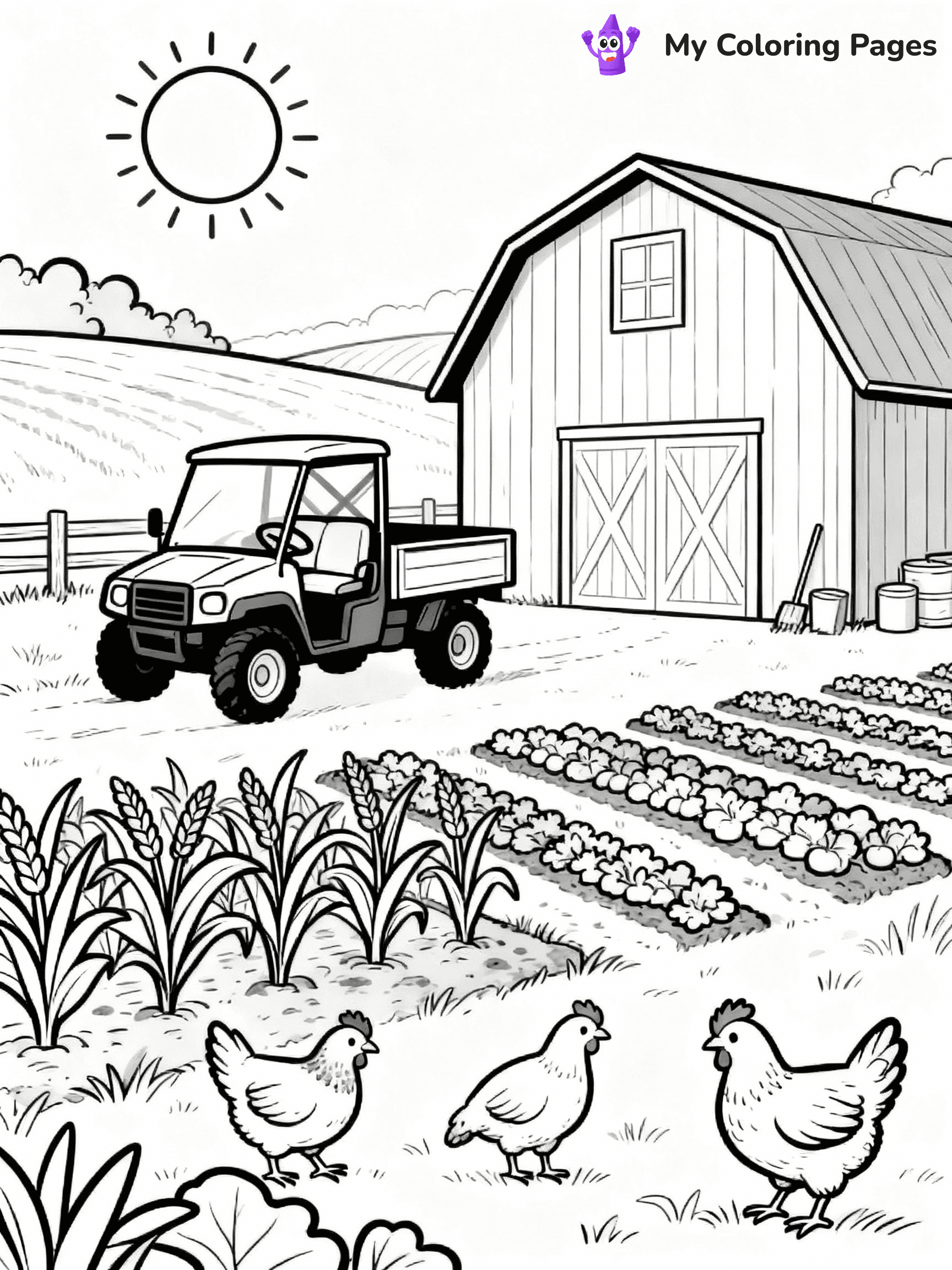 Side By Side Coloring Pages - 43