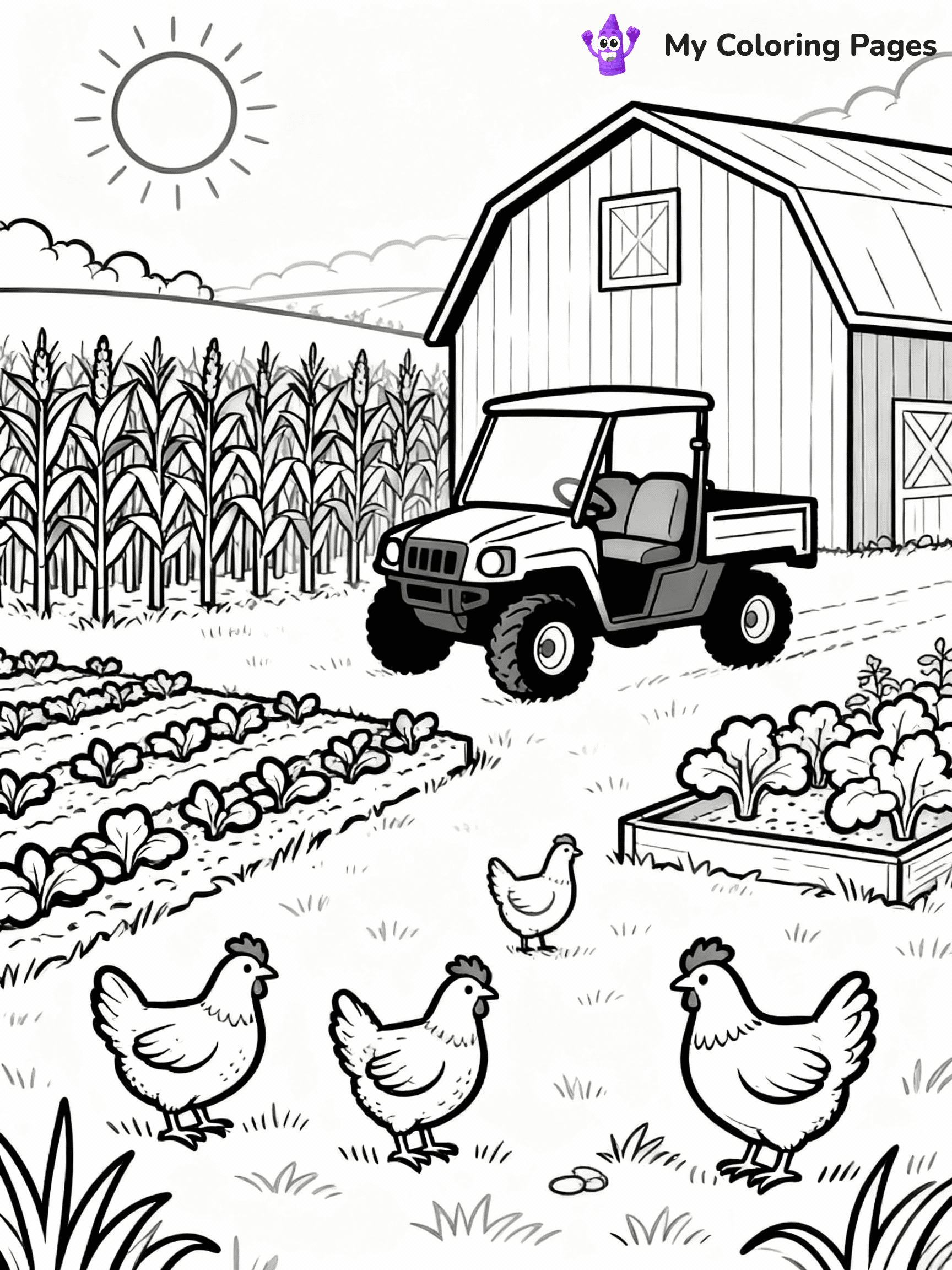 Side By Side Coloring Pages - 36