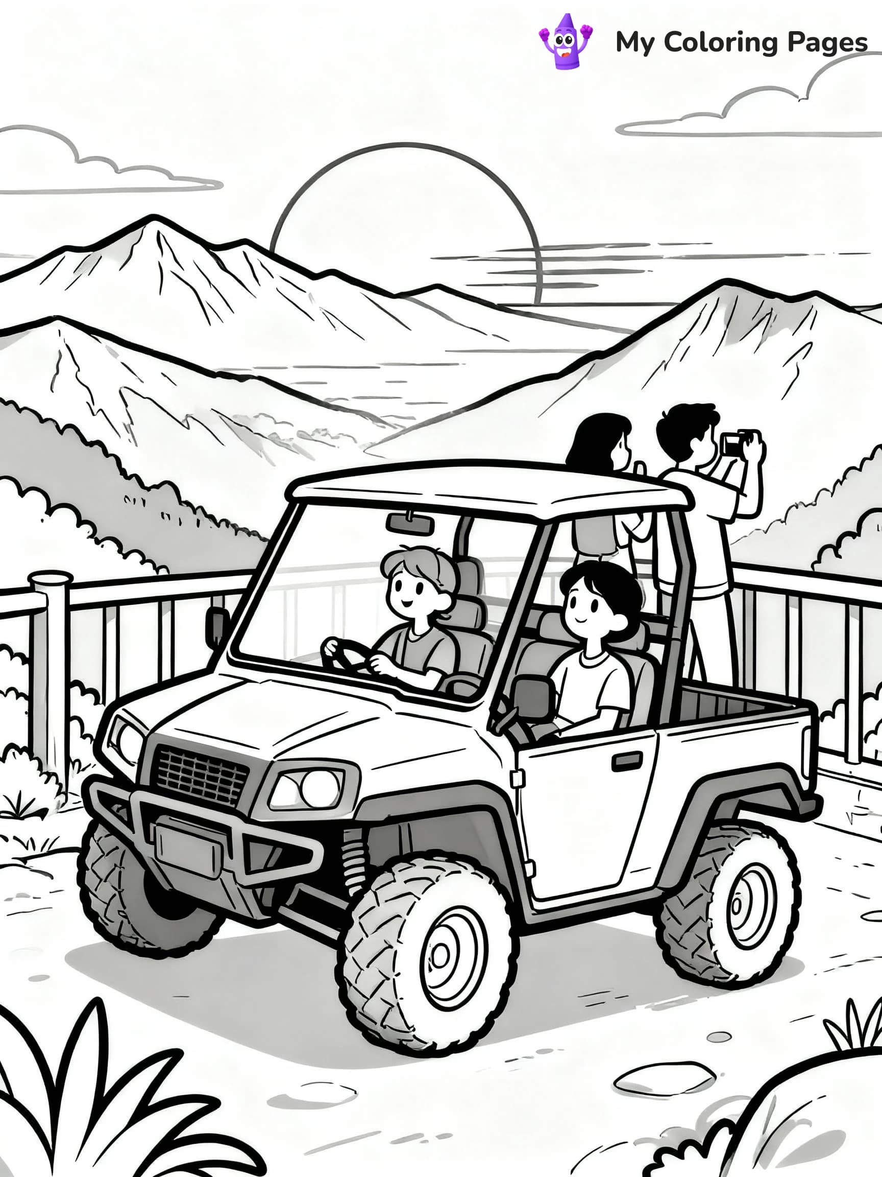 Side By Side Coloring Pages - 2