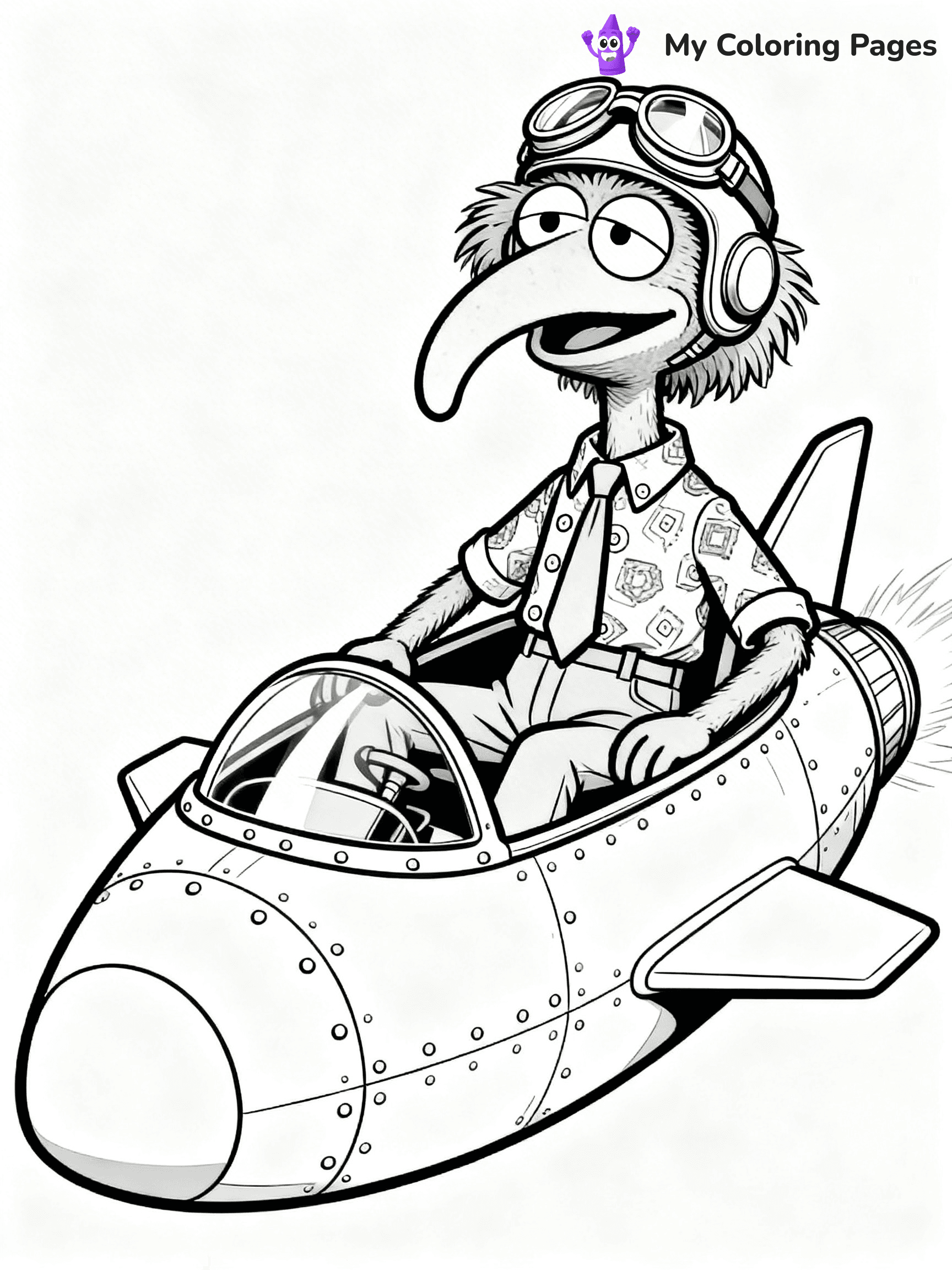 Kermit Coloring Pages - 11