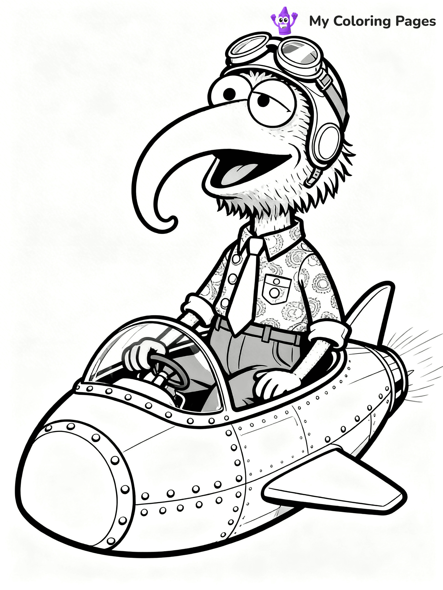 Kermit Coloring Pages - 9