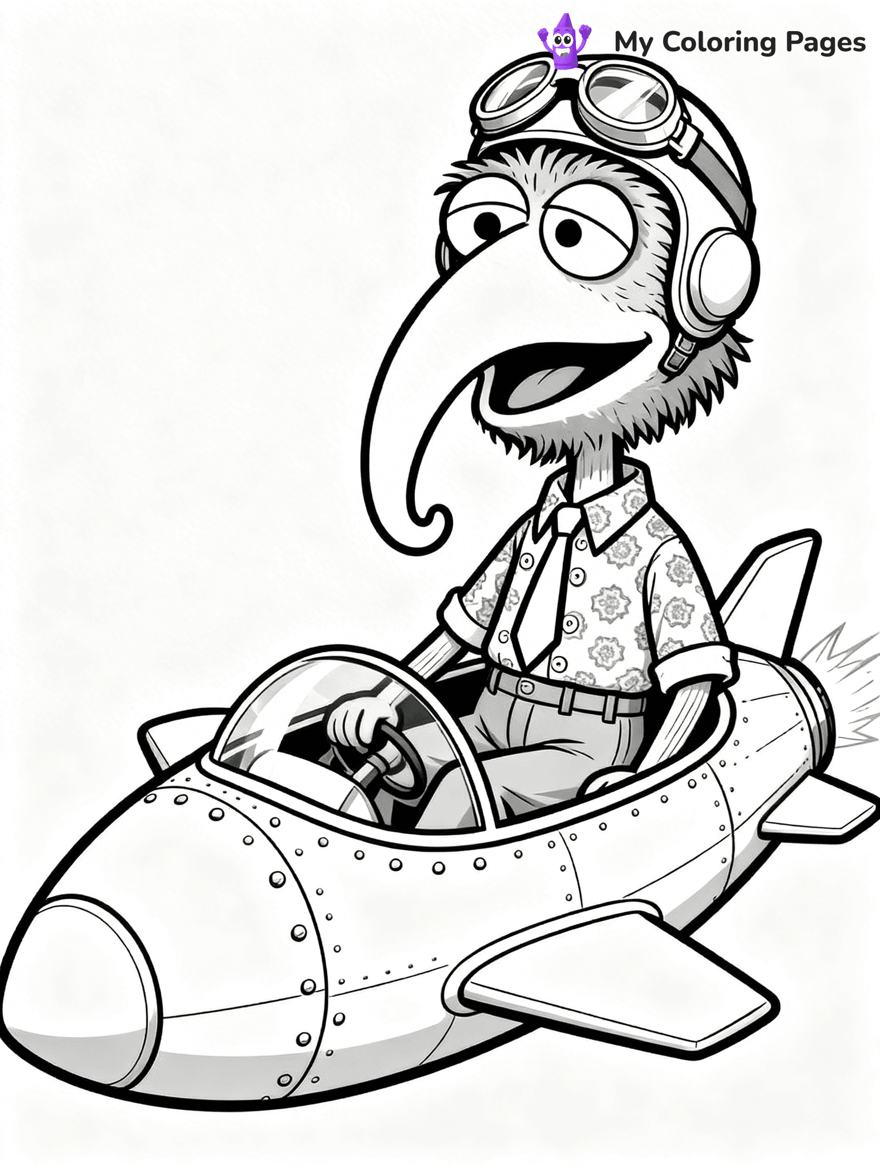 Kermit Coloring Pages - 8