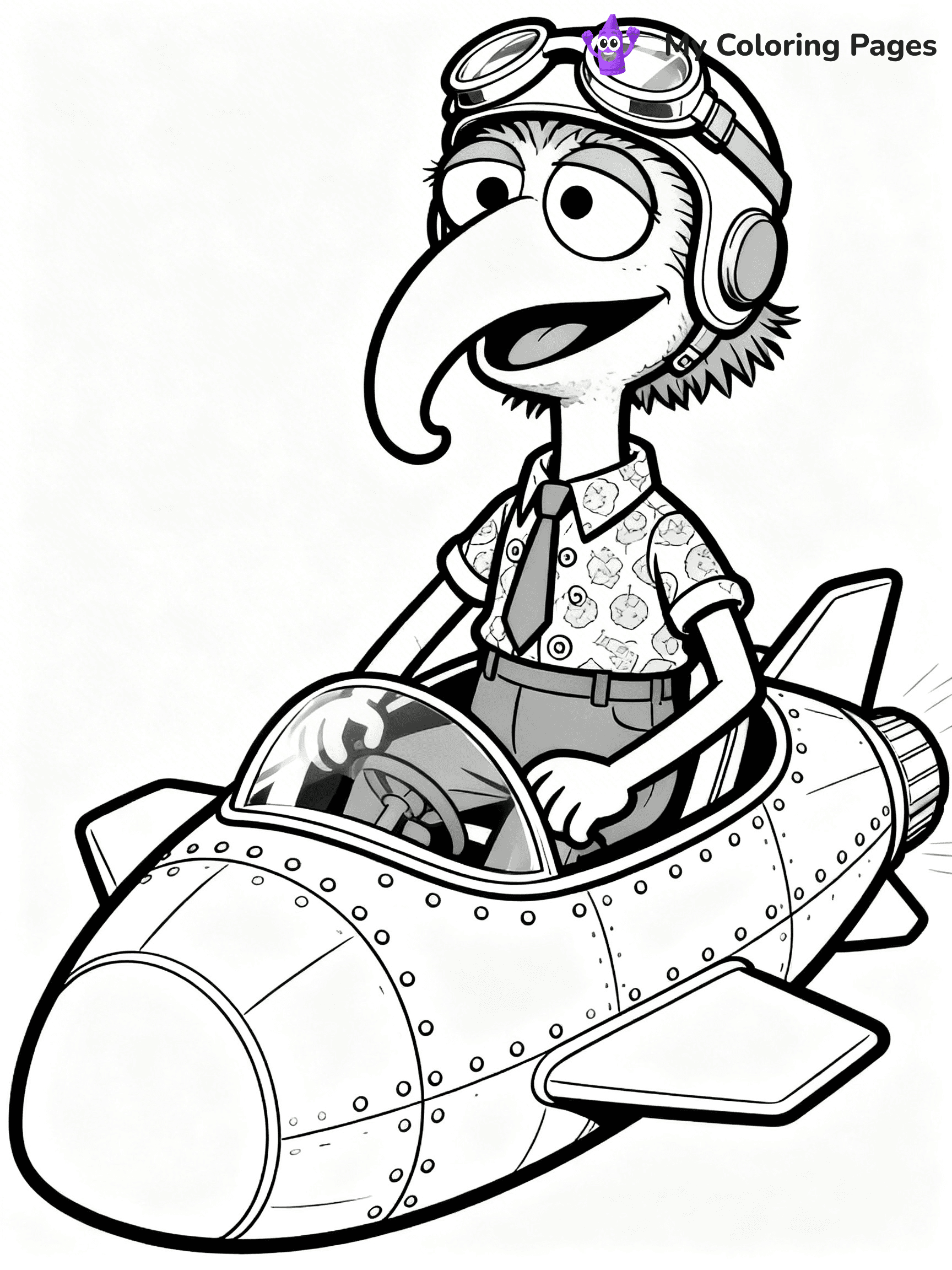 Kermit Coloring Pages - 7