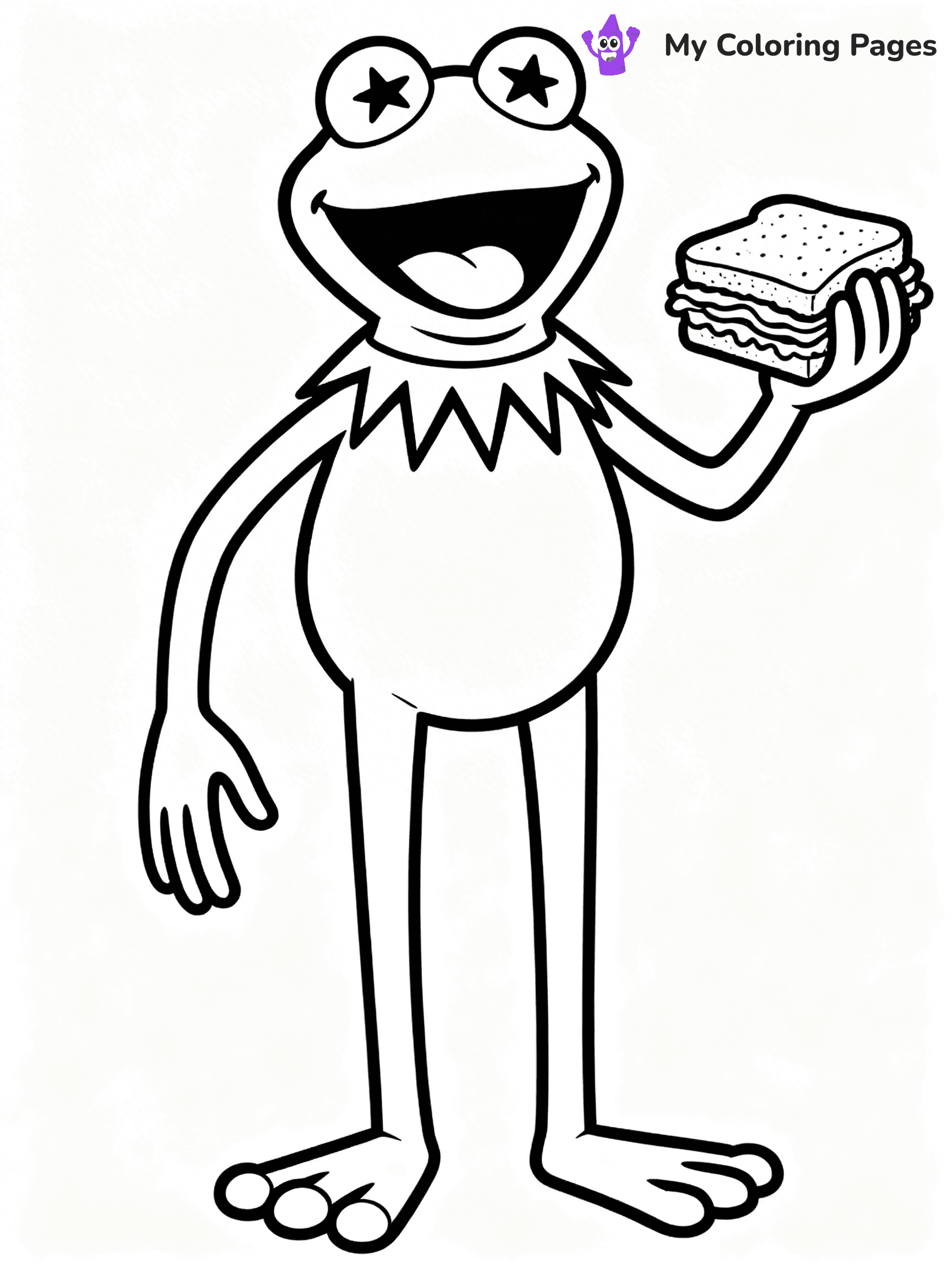 Kermit Coloring Pages - 6