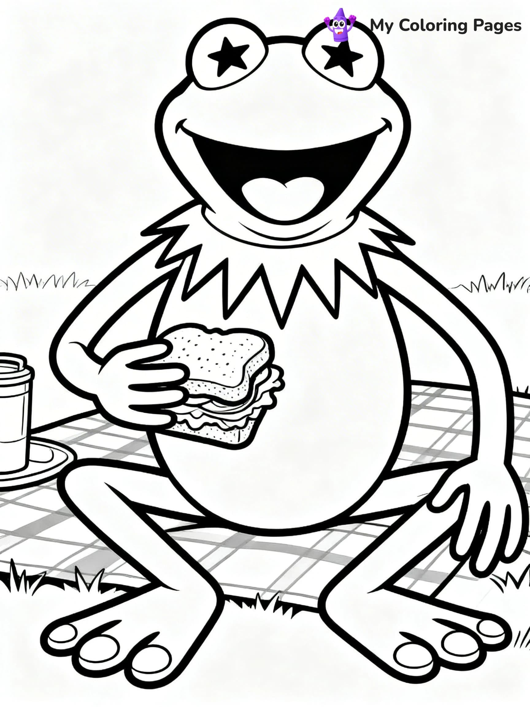 Kermit Coloring Pages - 4