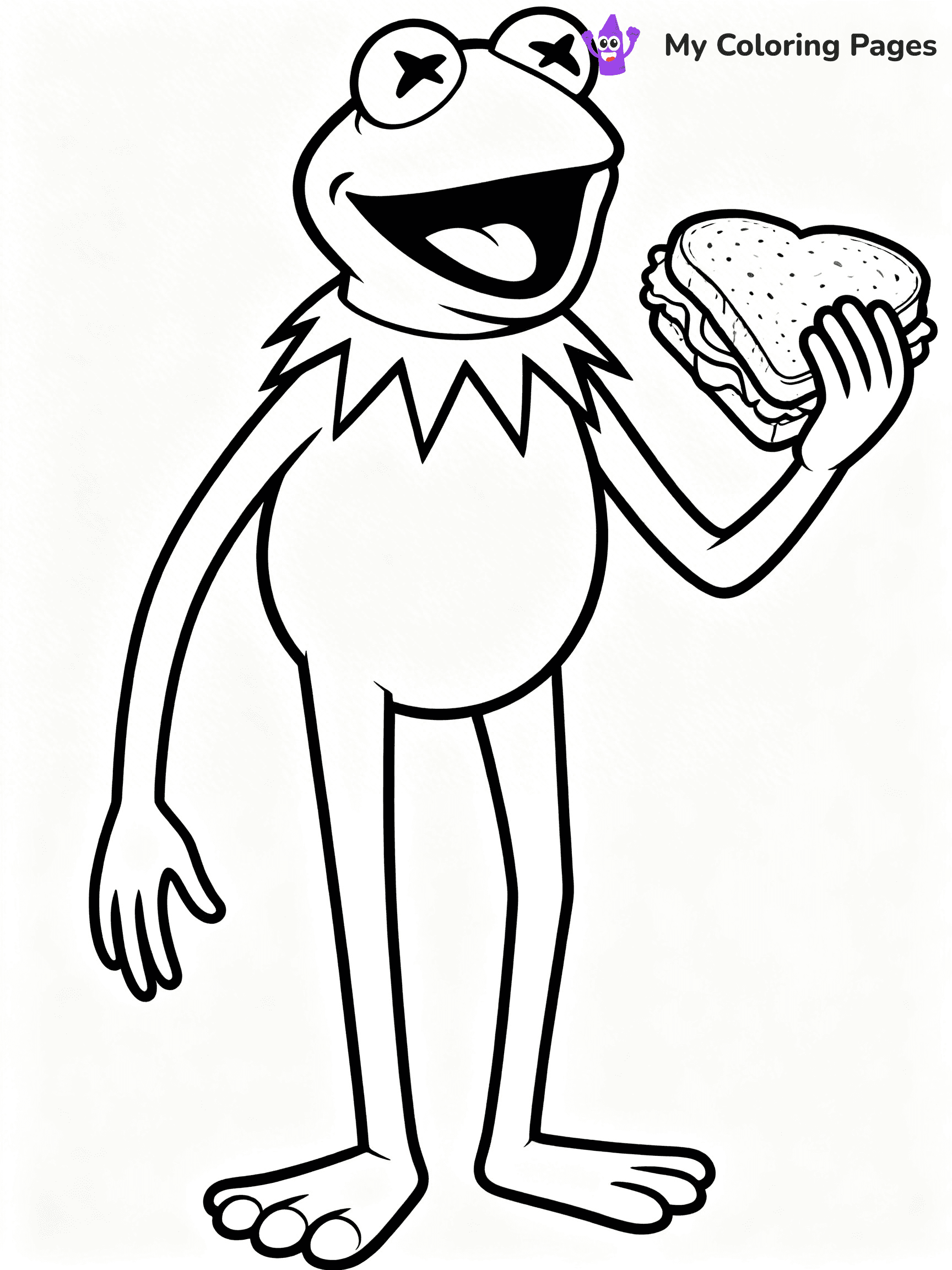 Kermit Coloring Pages - 3