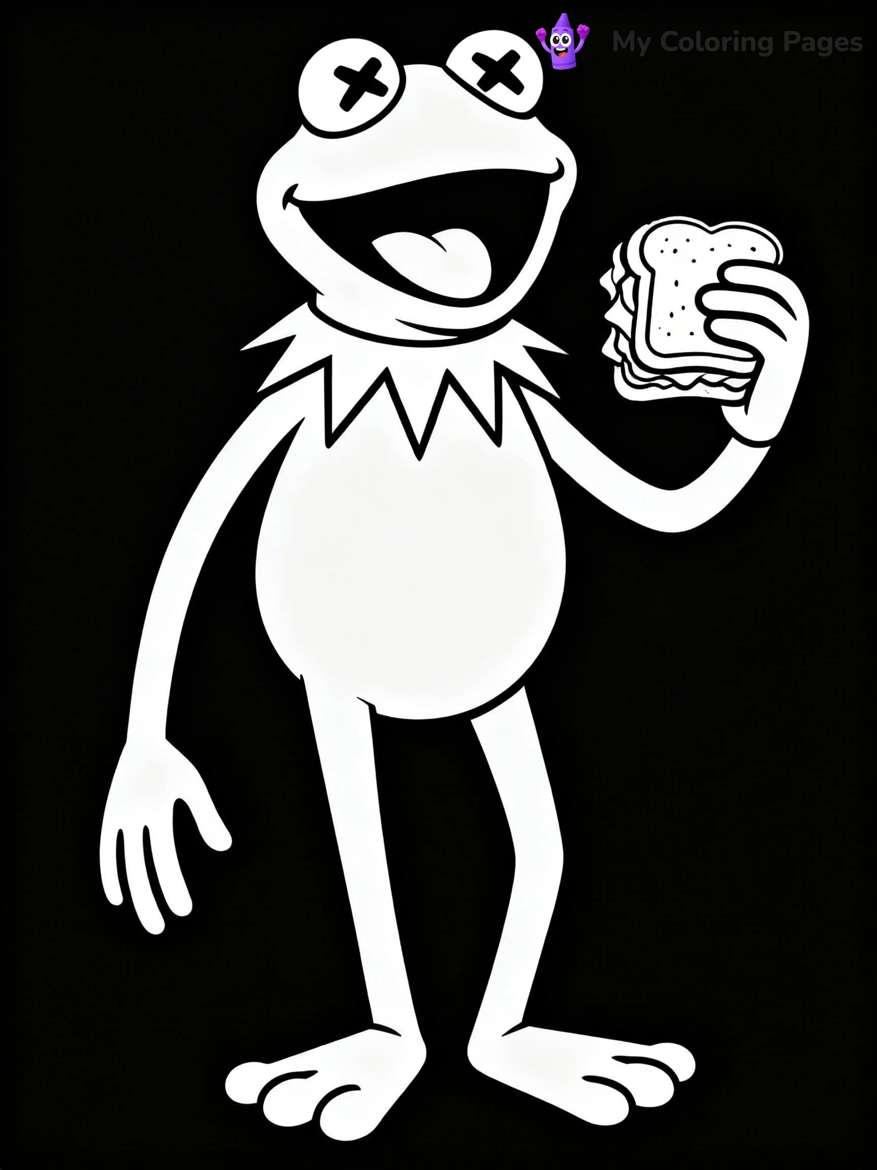 Kermit Coloring Pages - 2