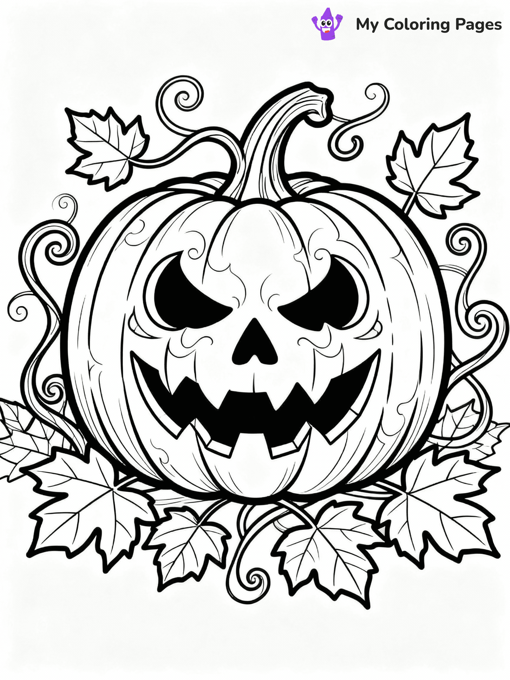 Halloween Adult Coloring Pages - 30