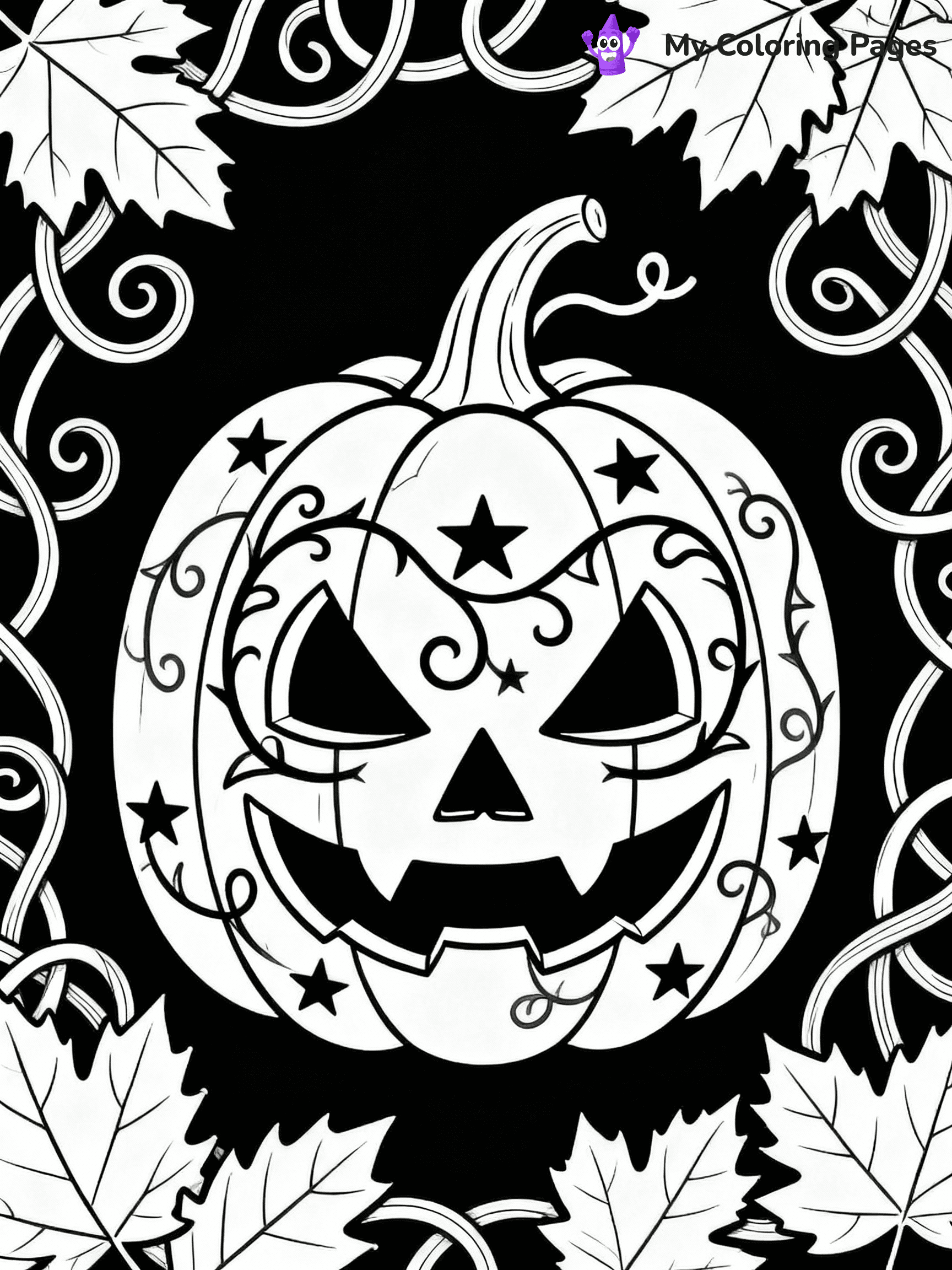 Halloween Adult Coloring Pages - 26