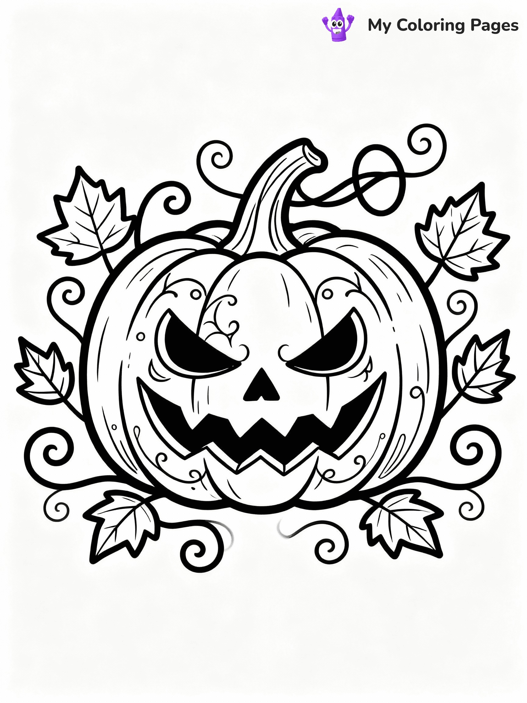 Halloween Adult Coloring Pages - 25
