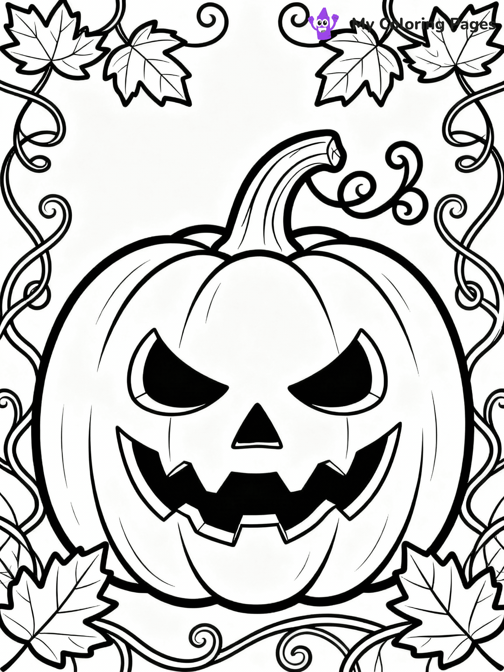 Halloween Adult Coloring Pages - 24