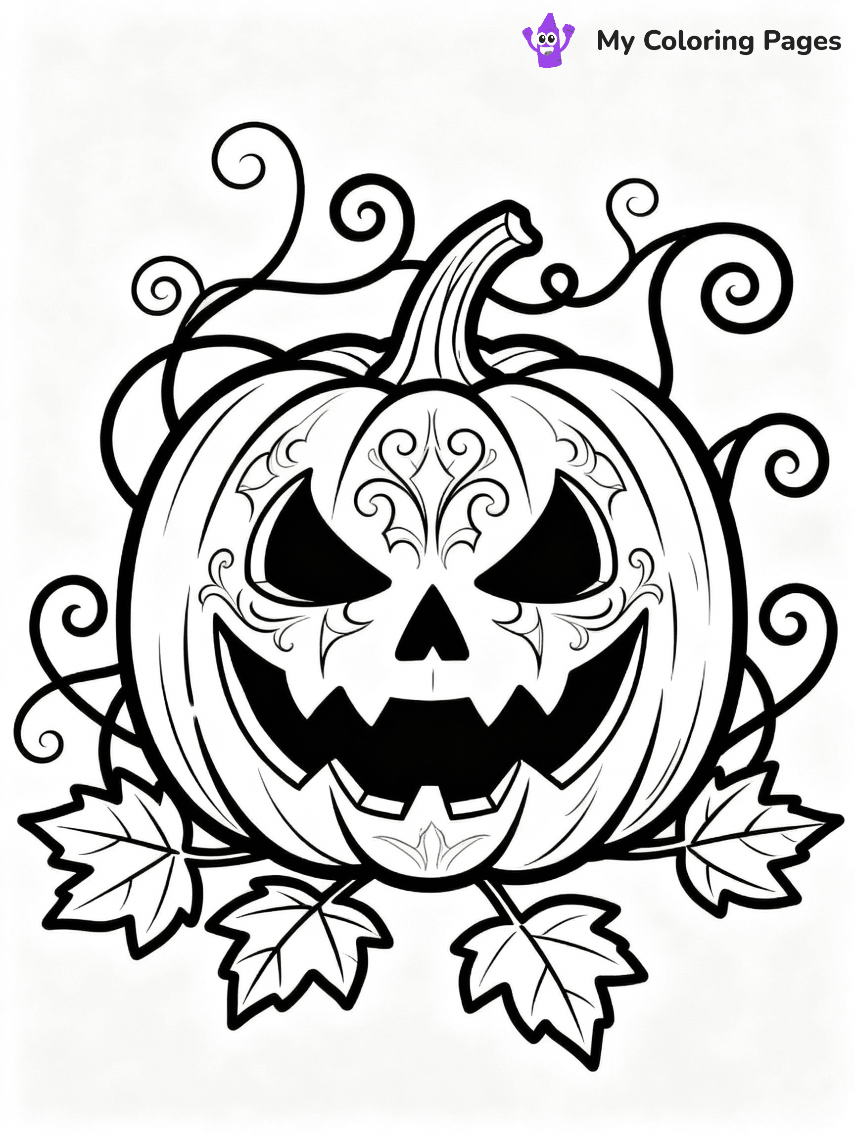 Halloween Adult Coloring Pages - 23