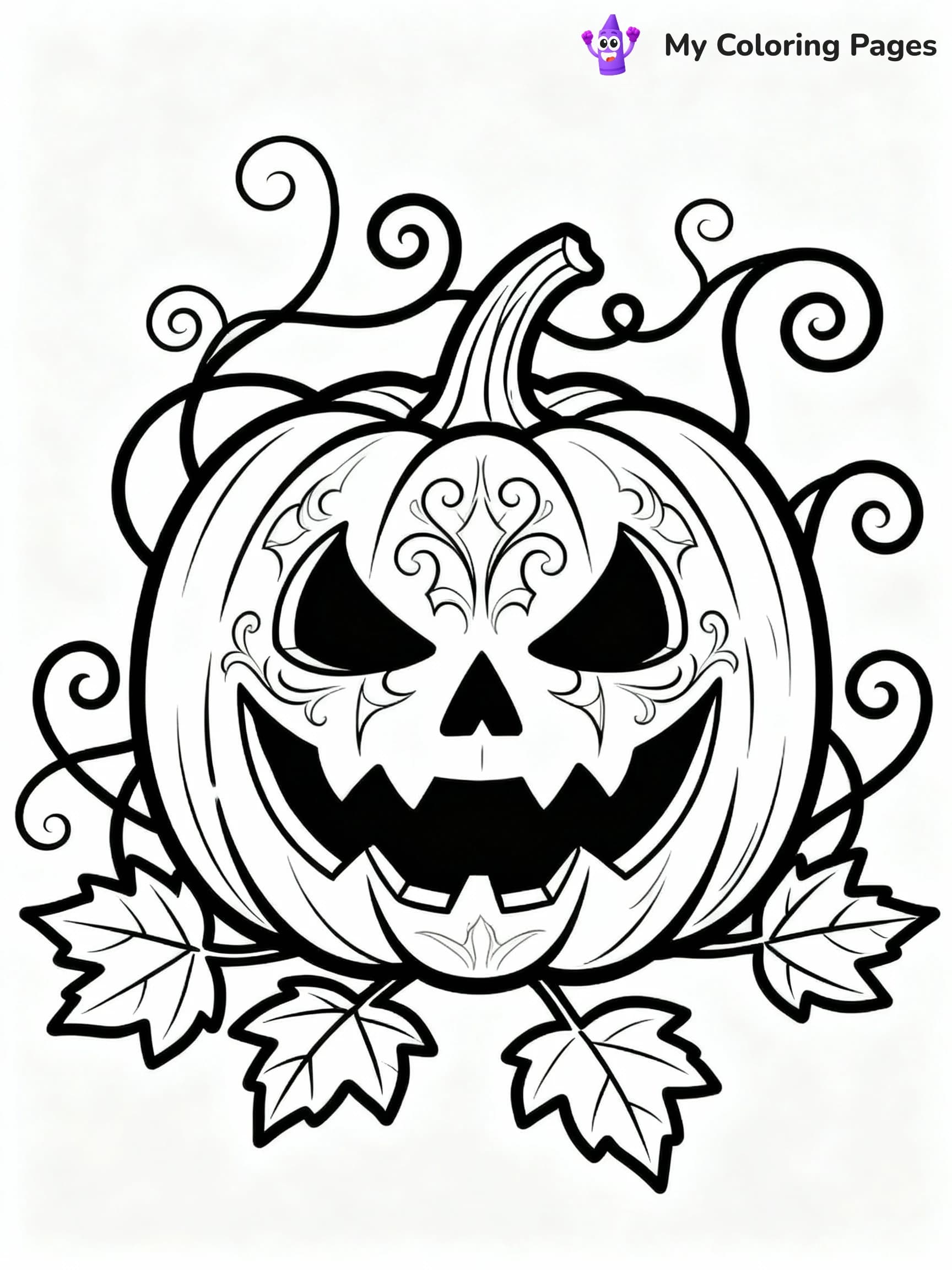 Halloween Adult Coloring Pages - 23