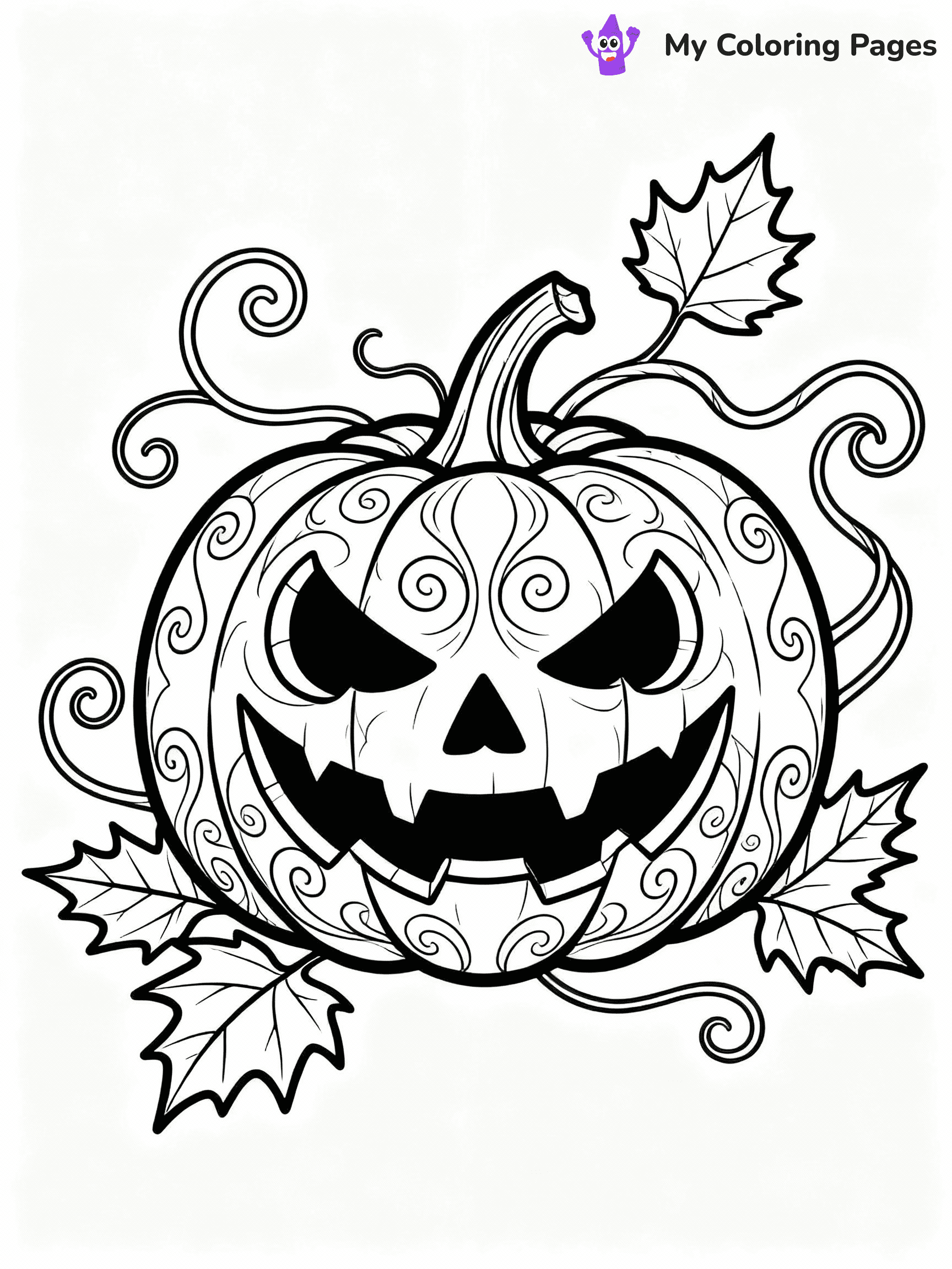 Halloween Adult Coloring Pages - 21