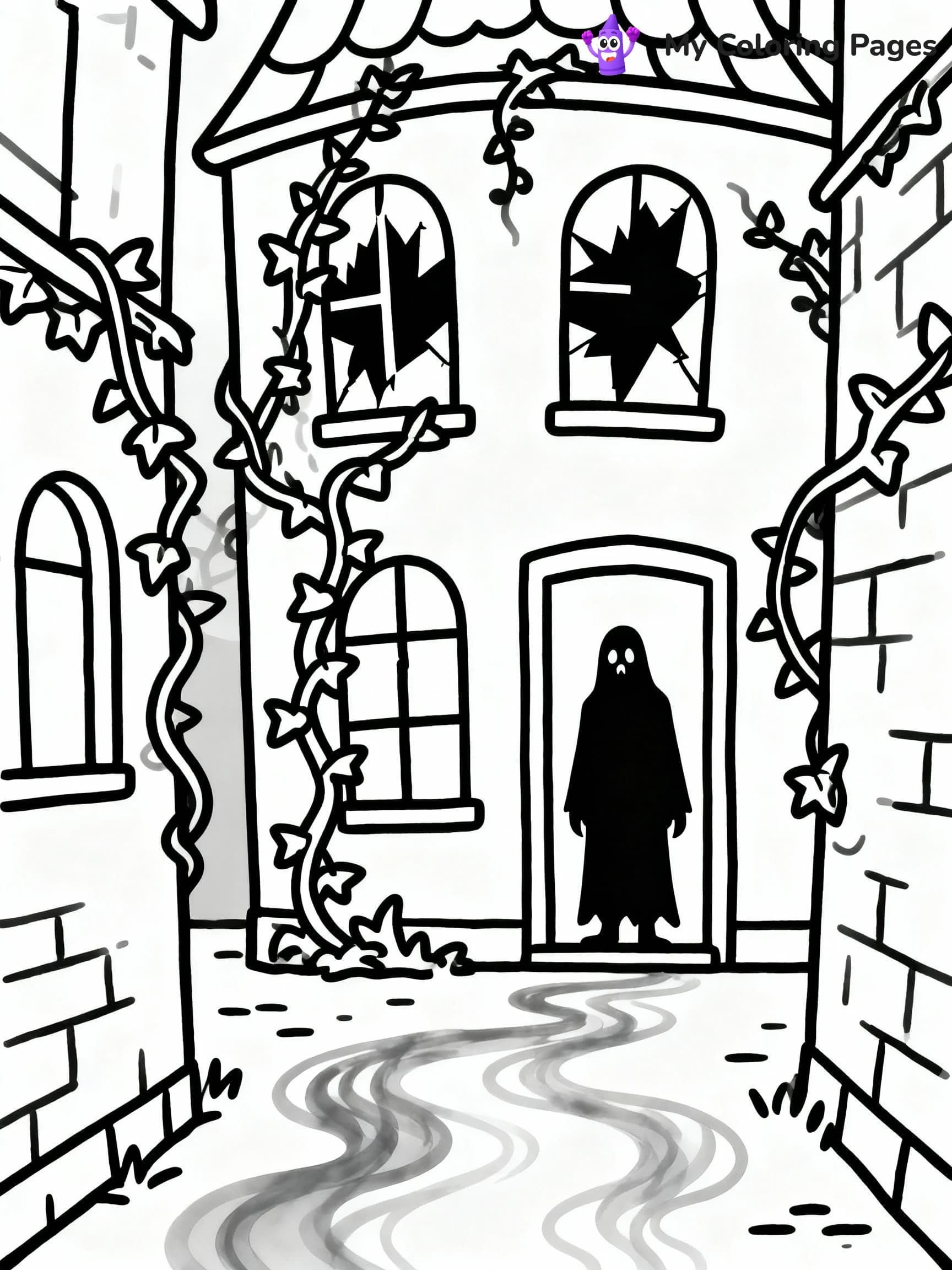 Halloween Adult Coloring Pages - 19