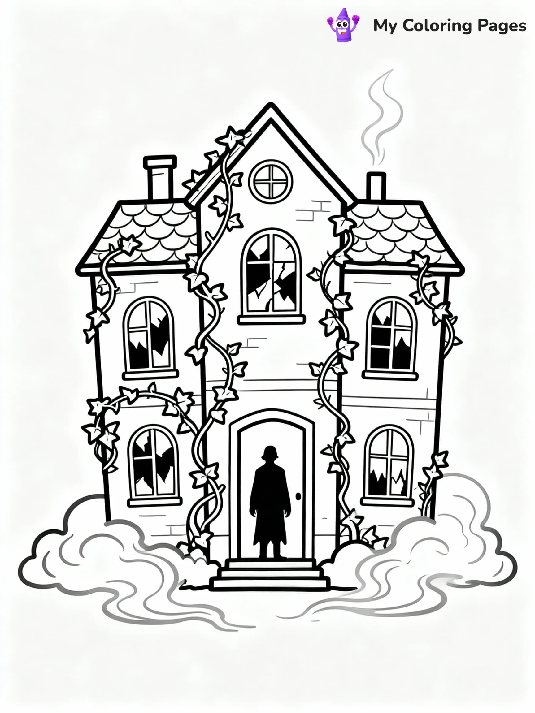 Halloween Adult Coloring Pages - 16