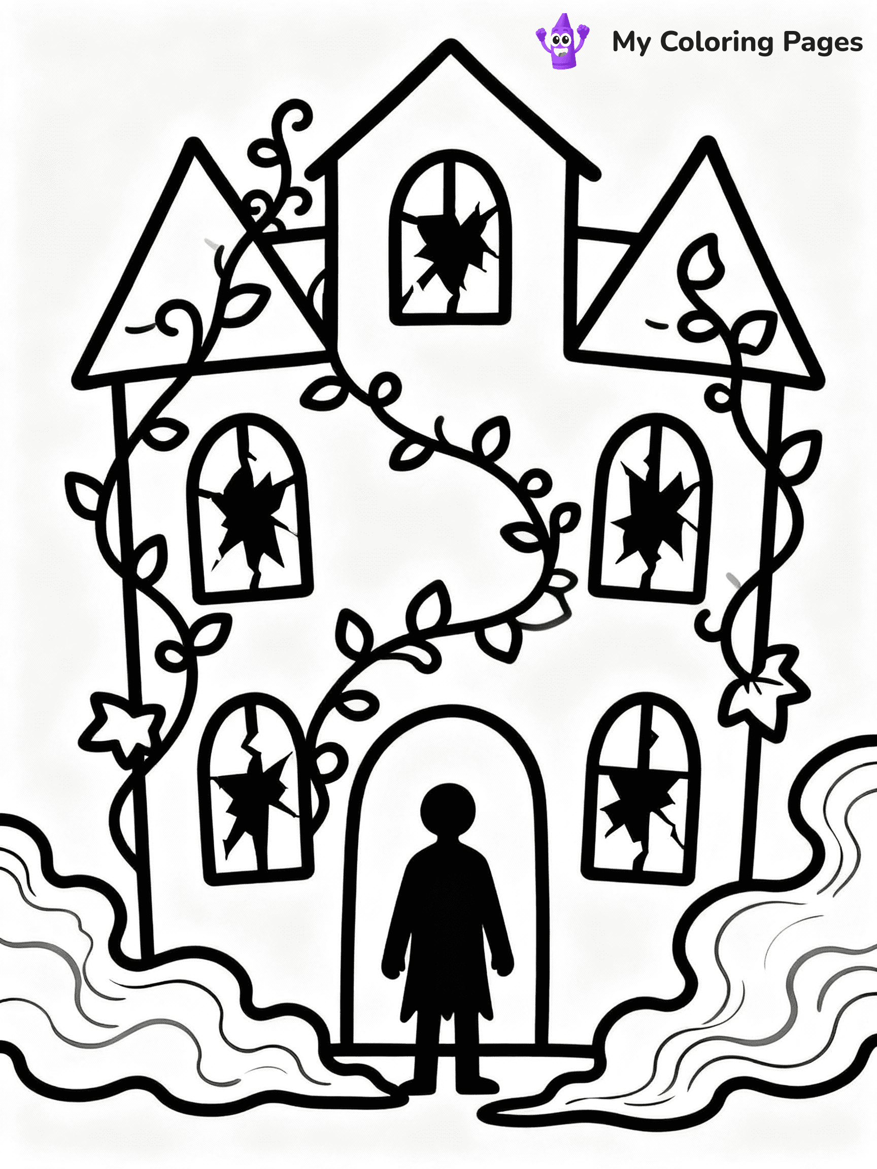 Halloween Adult Coloring Pages - 11