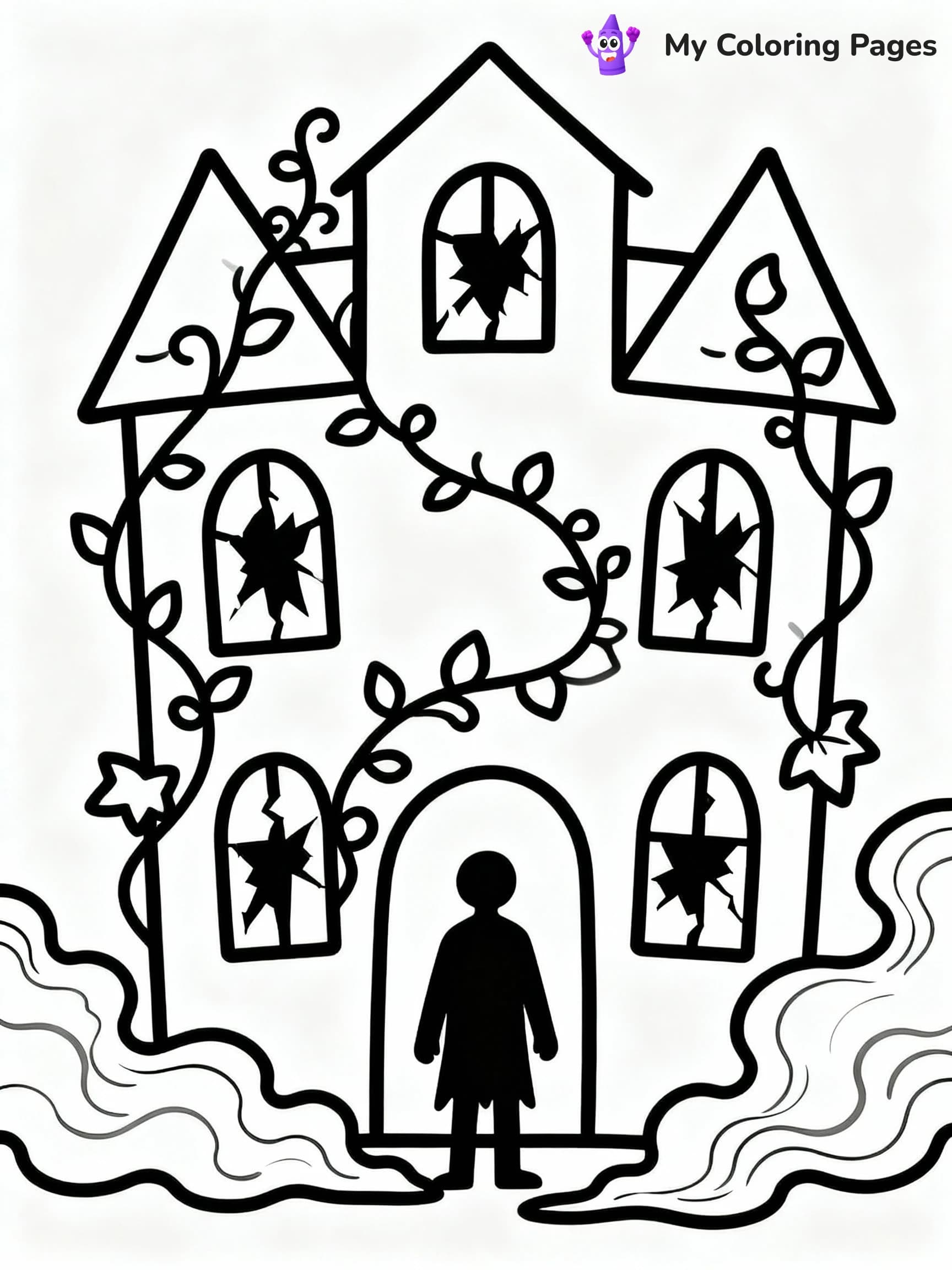 Halloween Adult Coloring Pages - 11