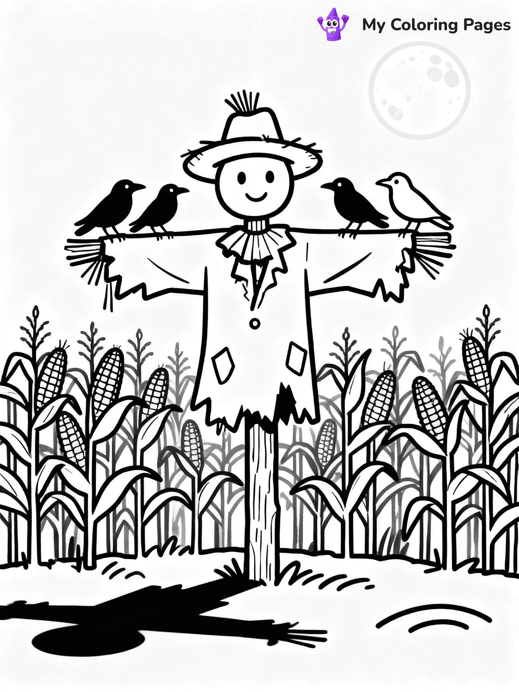 Halloween Adult Coloring Pages - 7