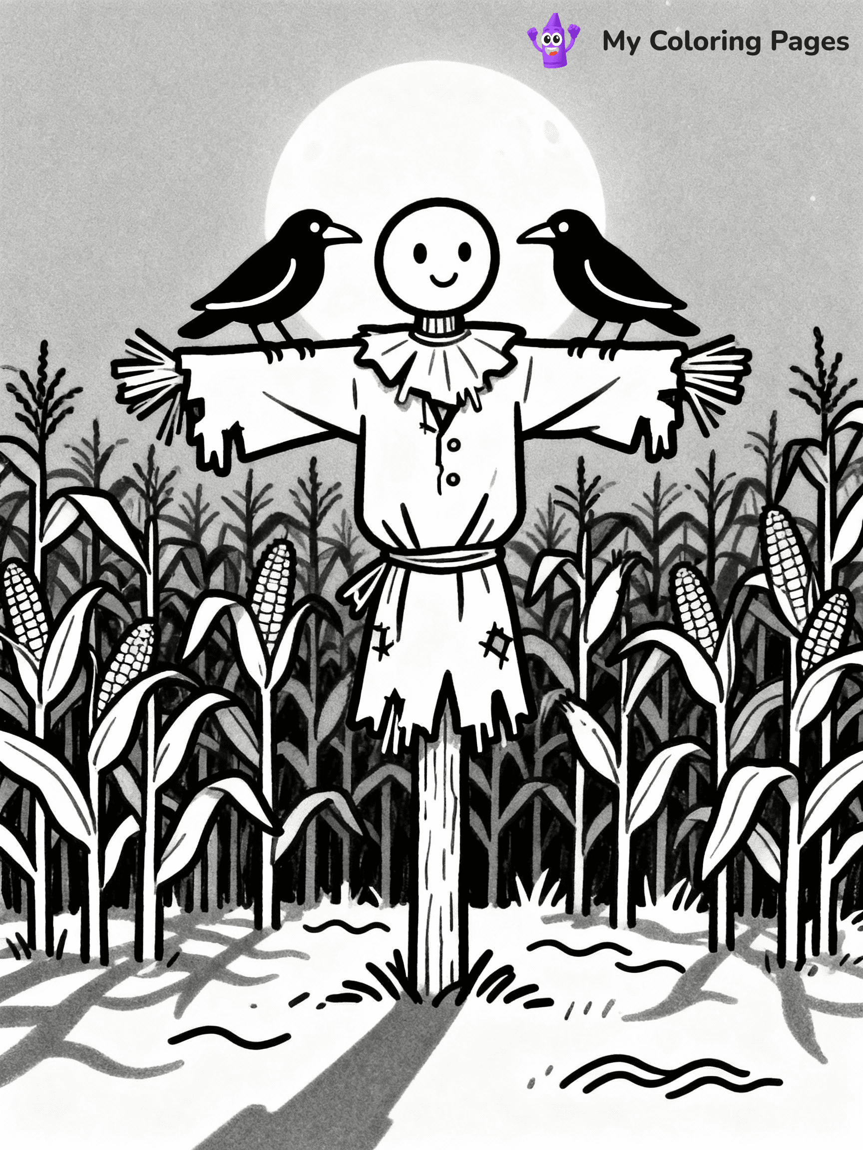 Halloween Adult Coloring Pages - 6