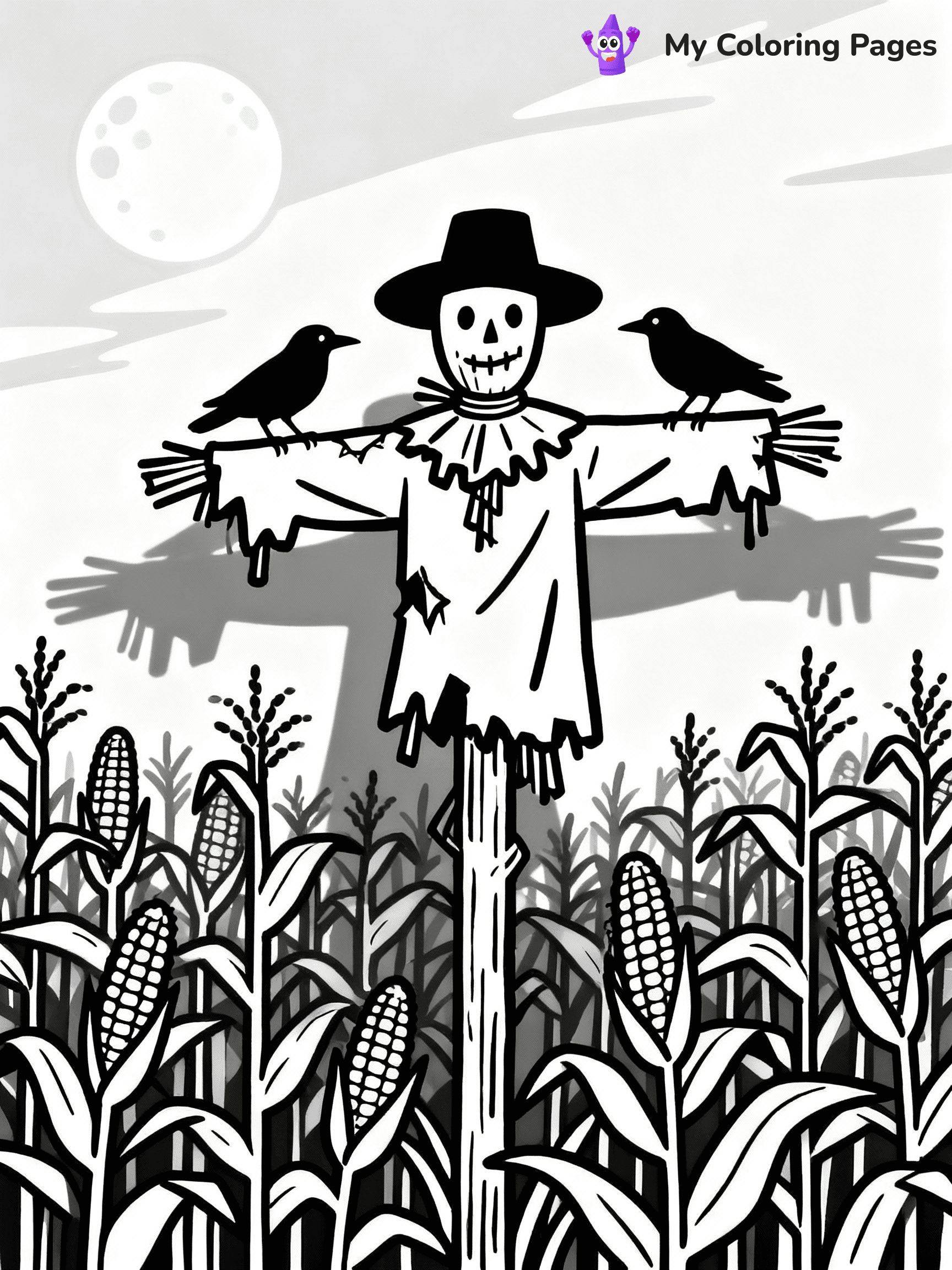 Halloween Adult Coloring Pages - 5