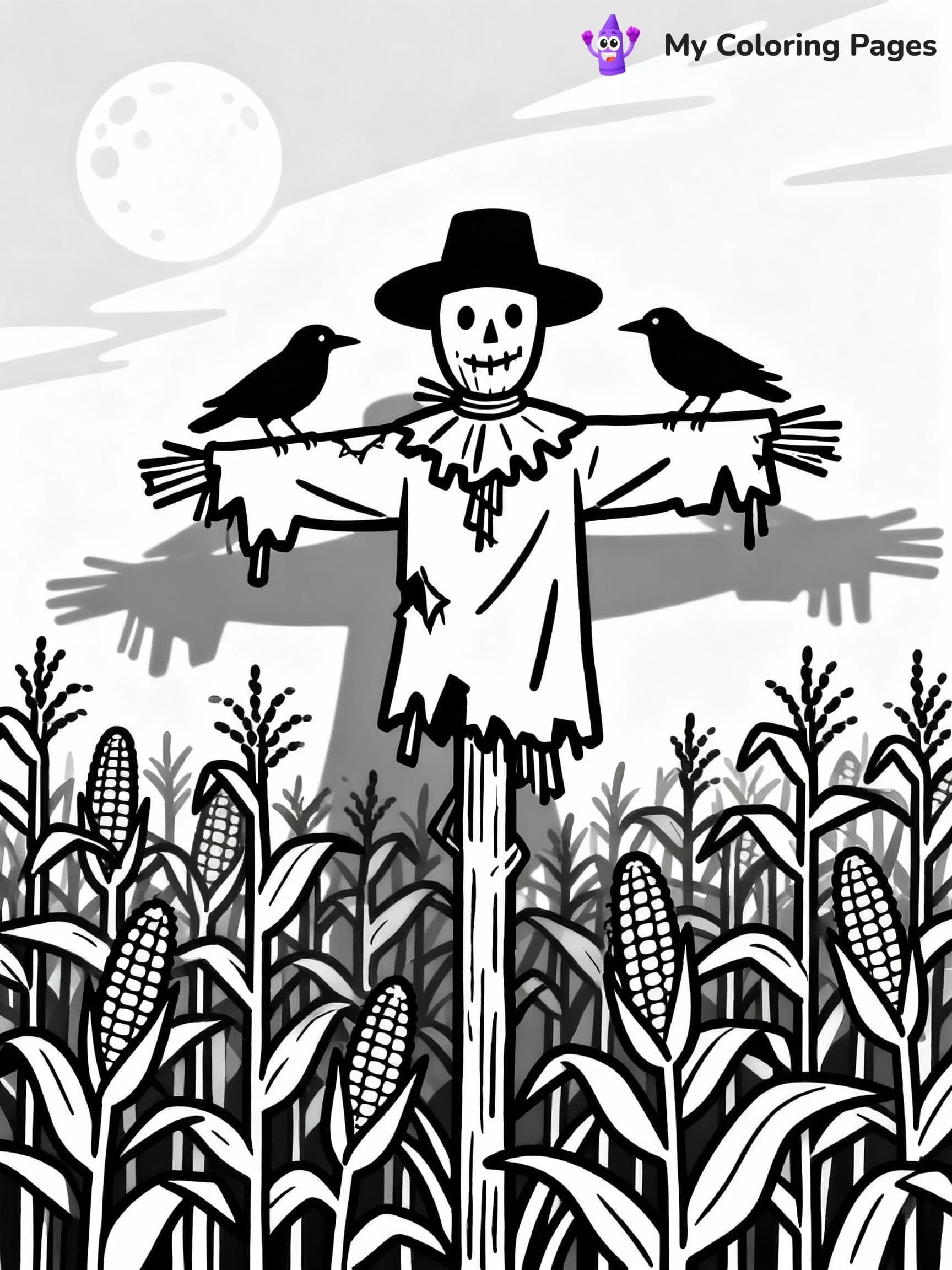 Halloween Adult Coloring Pages - 5