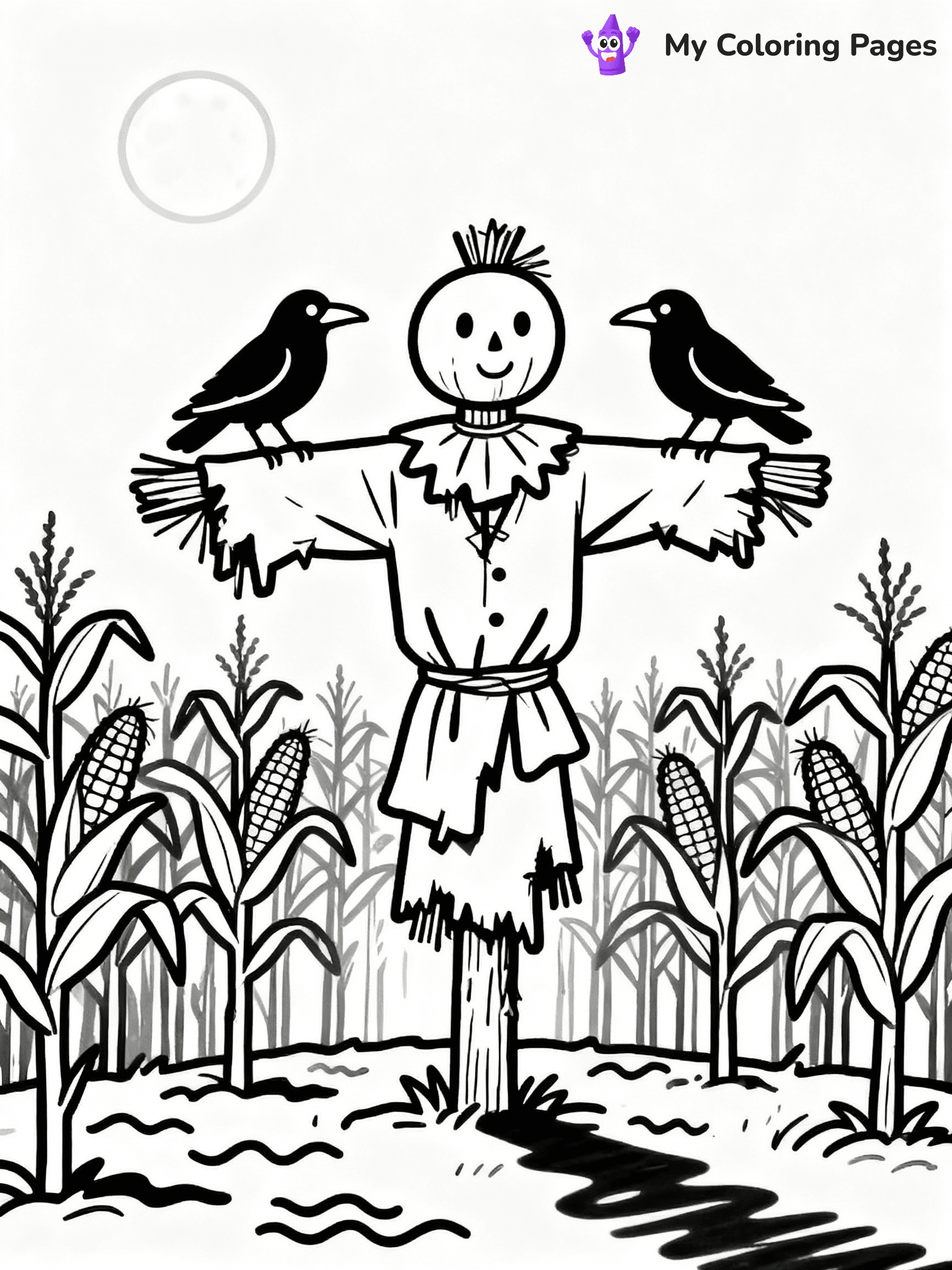 Halloween Adult Coloring Pages - 4