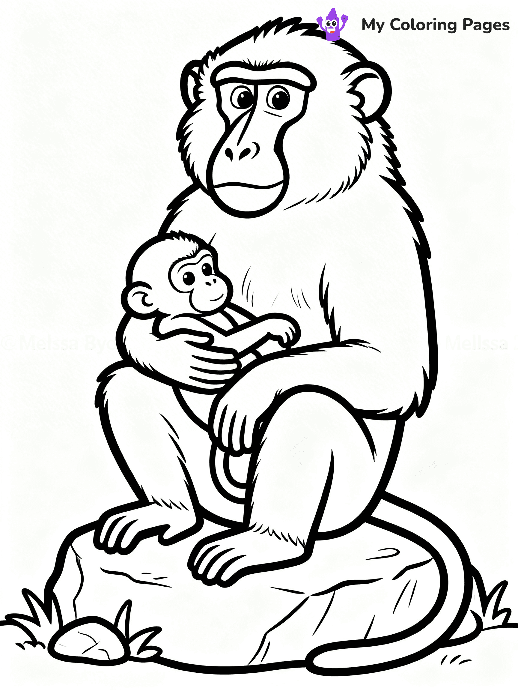 Safari Coloring Pages - 2