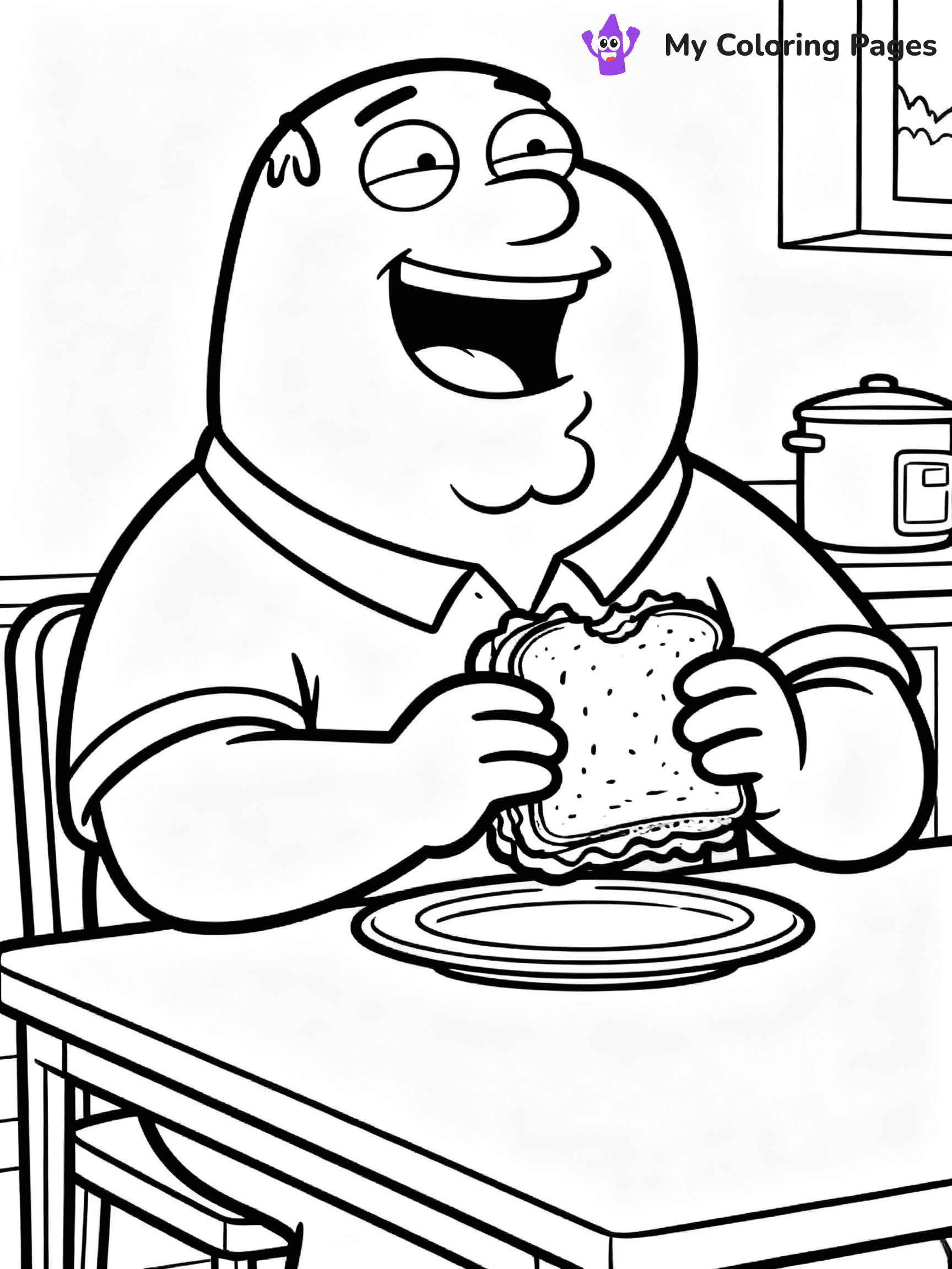 Family Guy Coloring Pages - 19