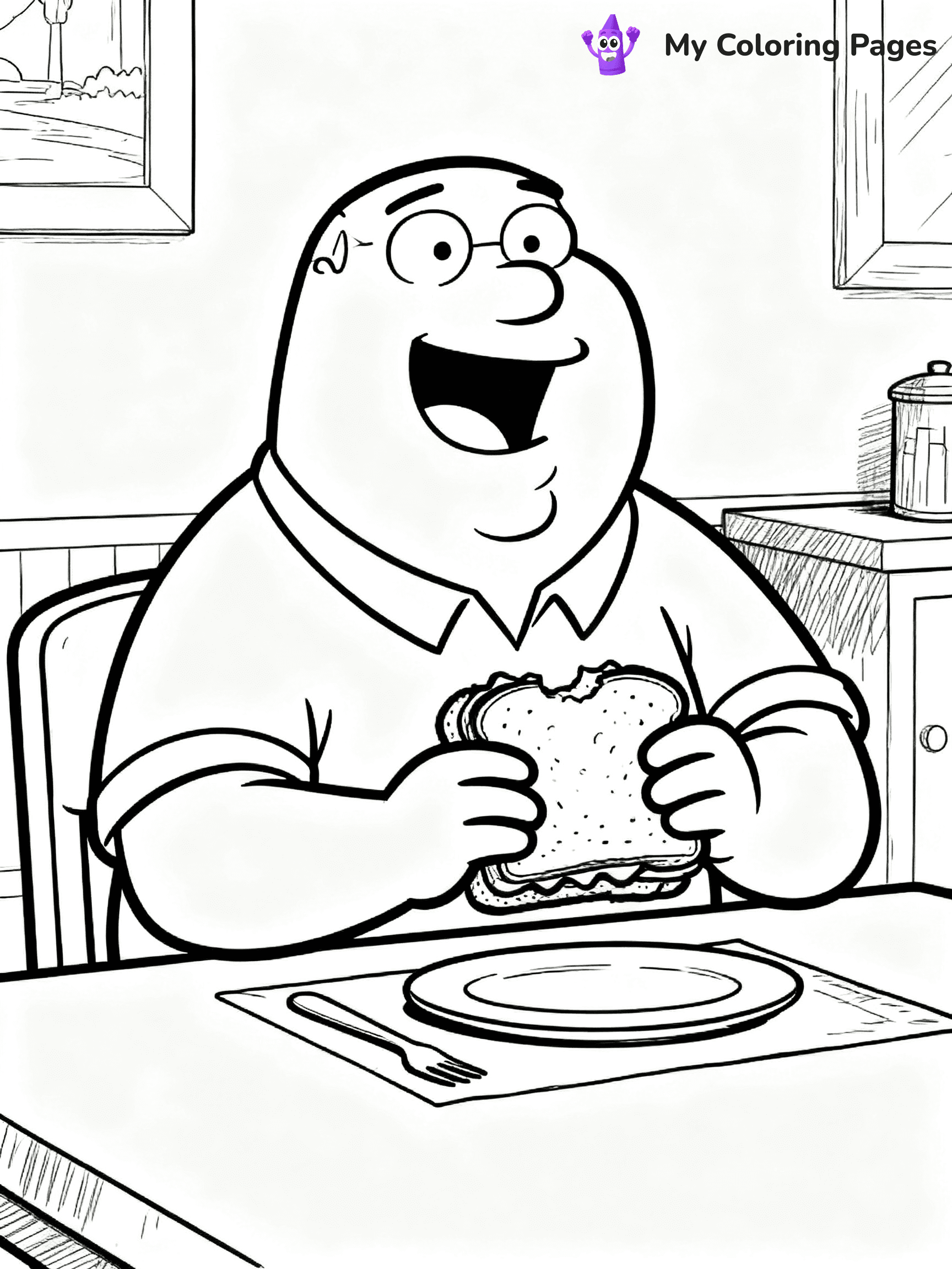 Family Guy Coloring Pages - 3