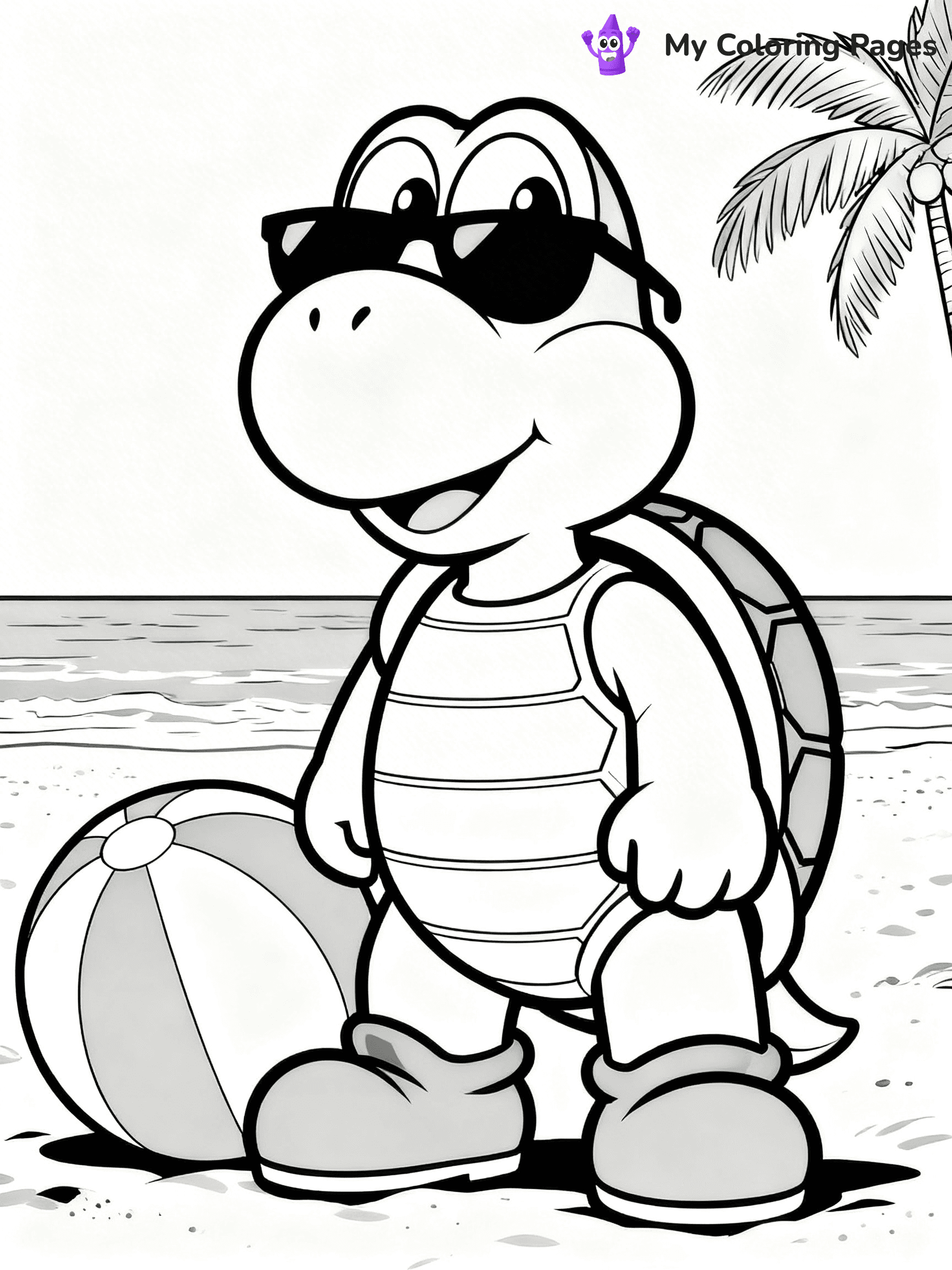 Koopa Troopa Coloring Pages - 19