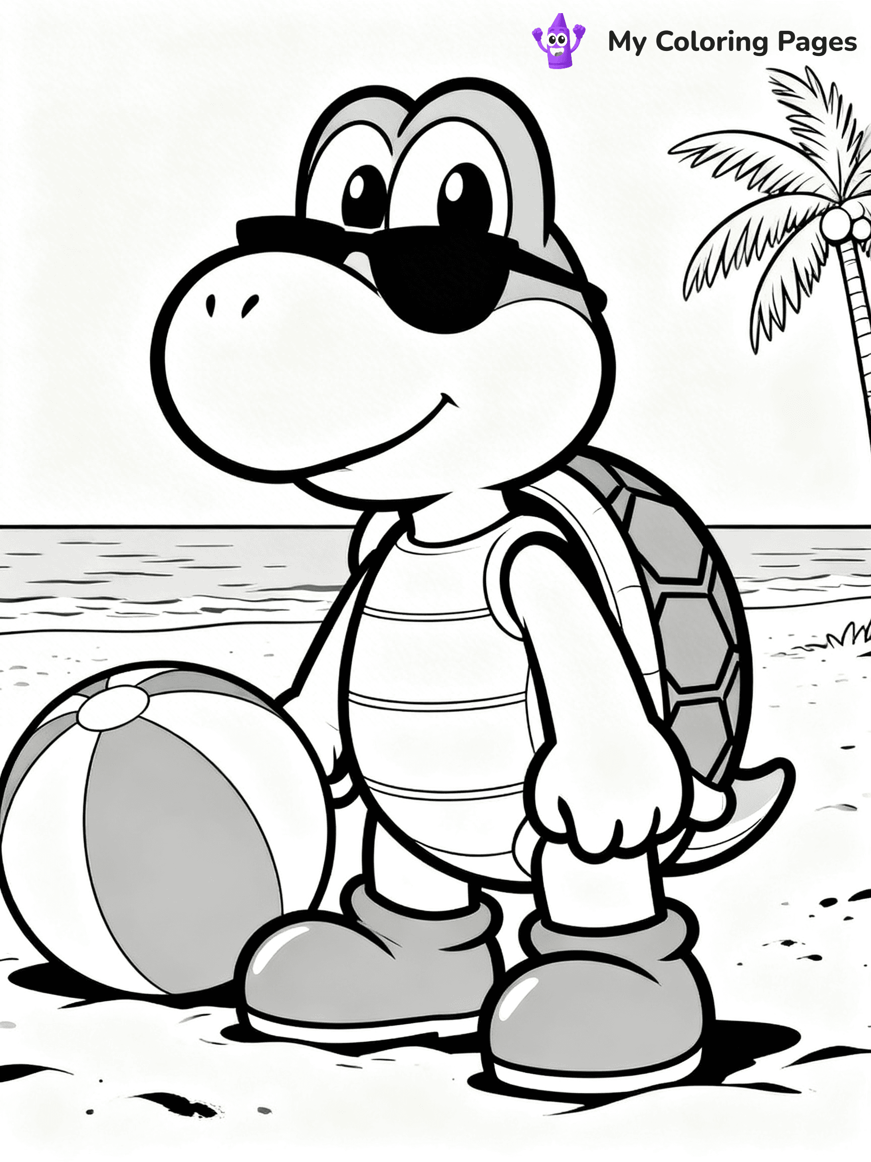 Koopa Troopa Coloring Pages - 18