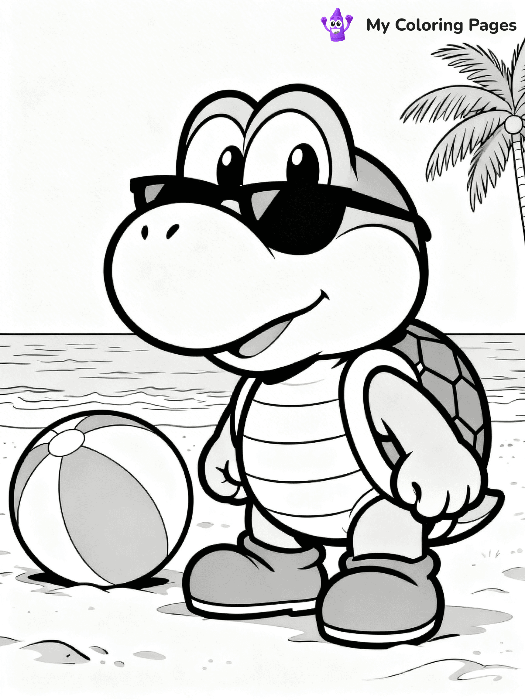 Koopa Troopa Coloring Pages - 17