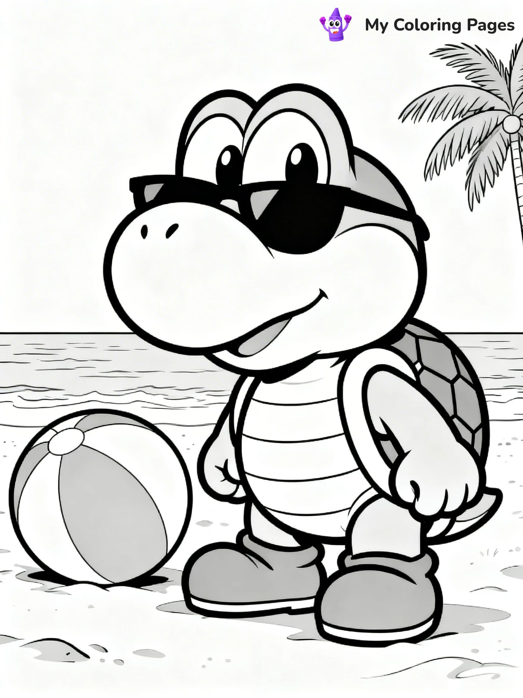 Koopa Troopa Coloring Pages - 17