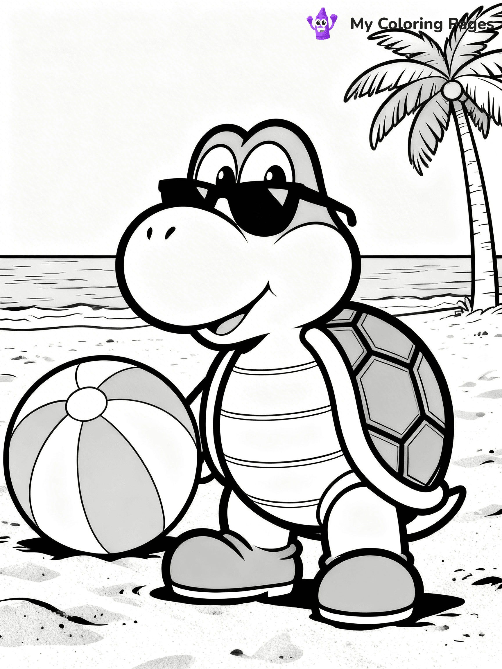 Koopa Troopa Coloring Pages - 16