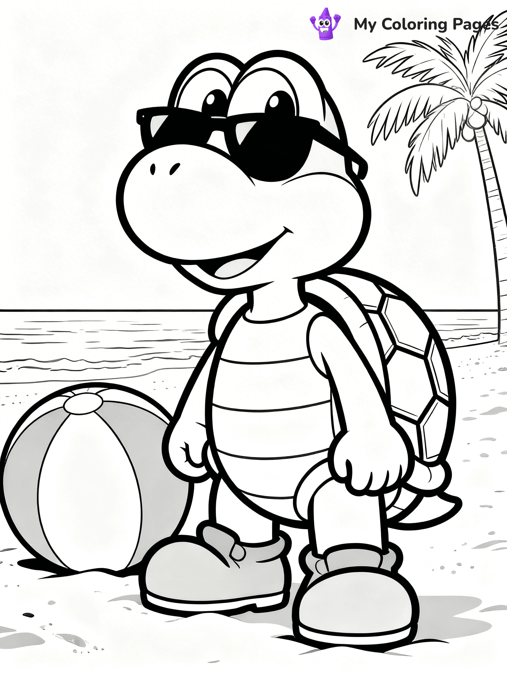 Koopa Troopa Coloring Pages - 15