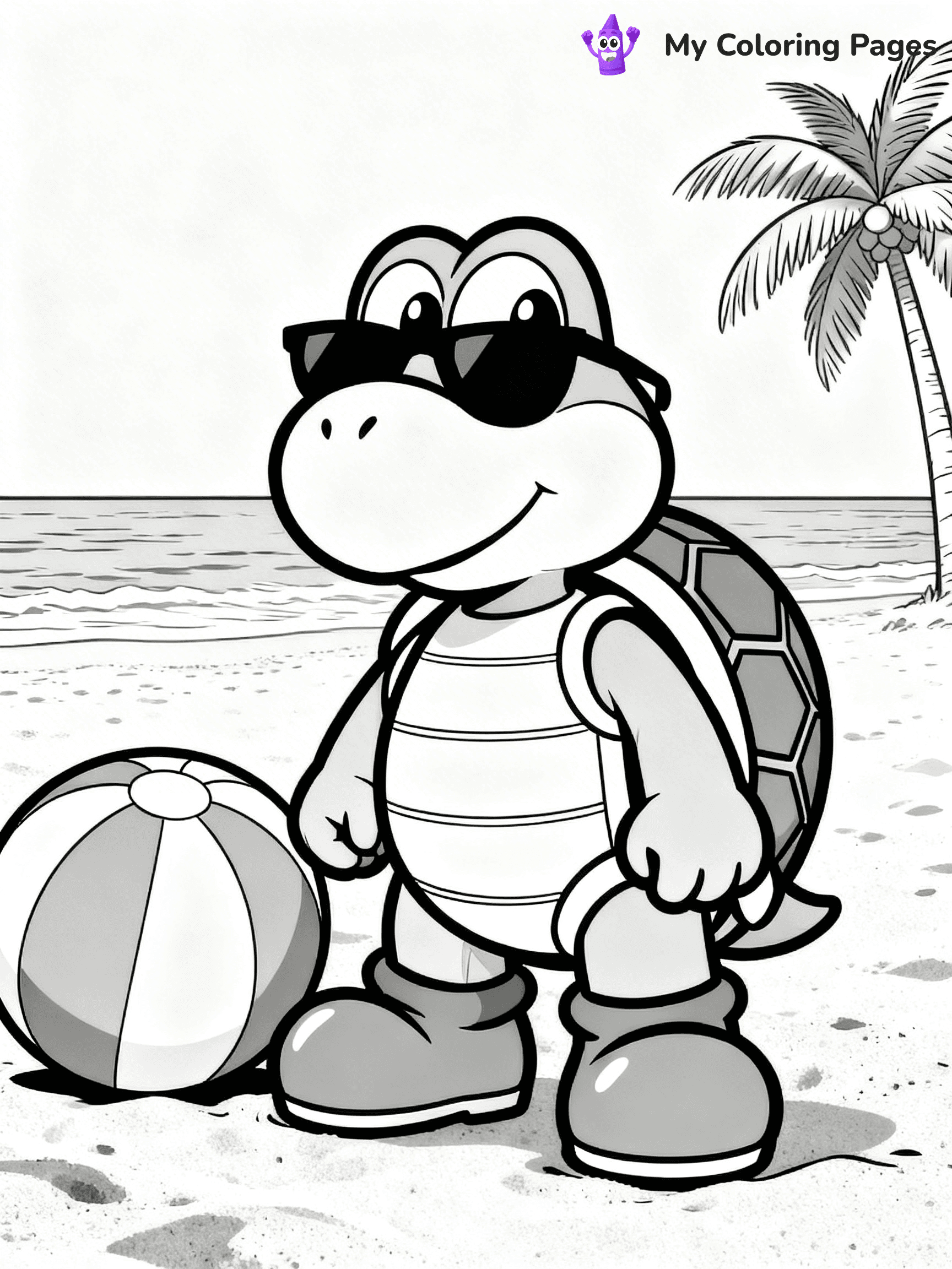Koopa Troopa Coloring Pages - 14